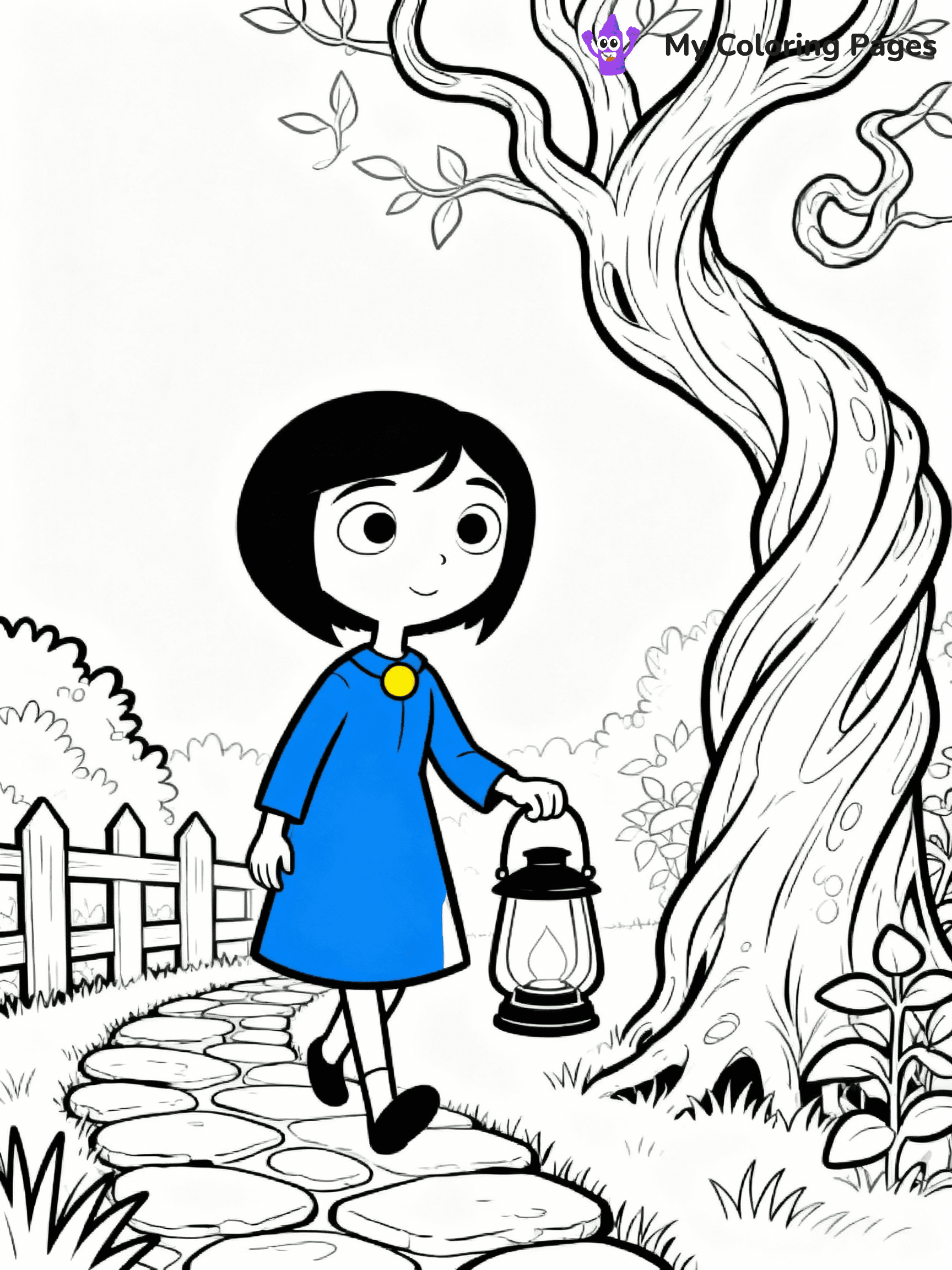 Coraline Coloring Pages - 8