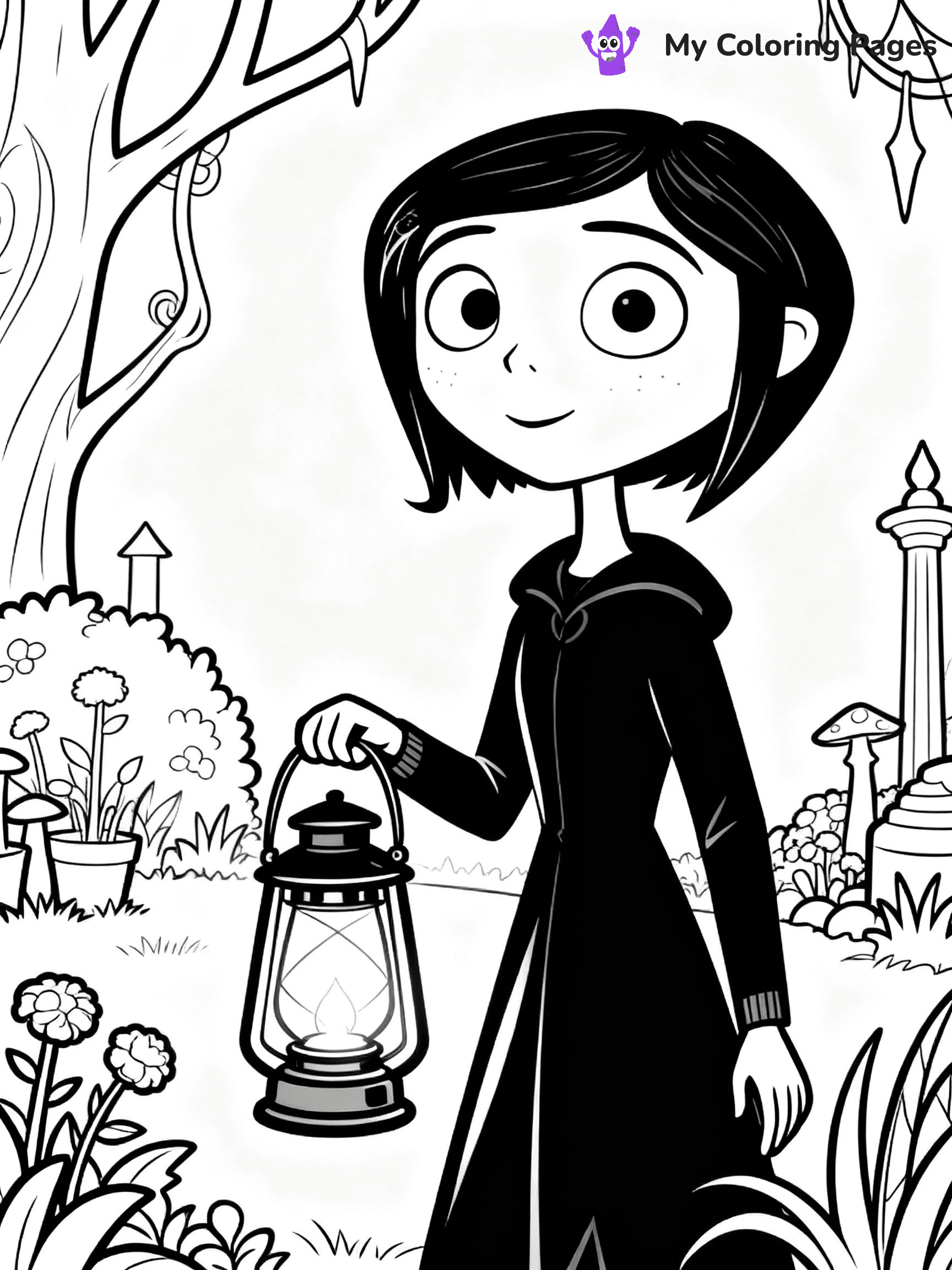 Coraline Coloring Pages - 7