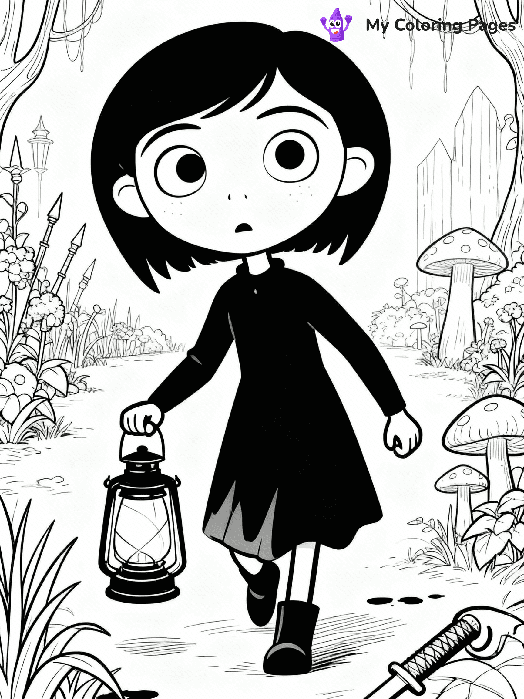 Coraline Coloring Pages - 6