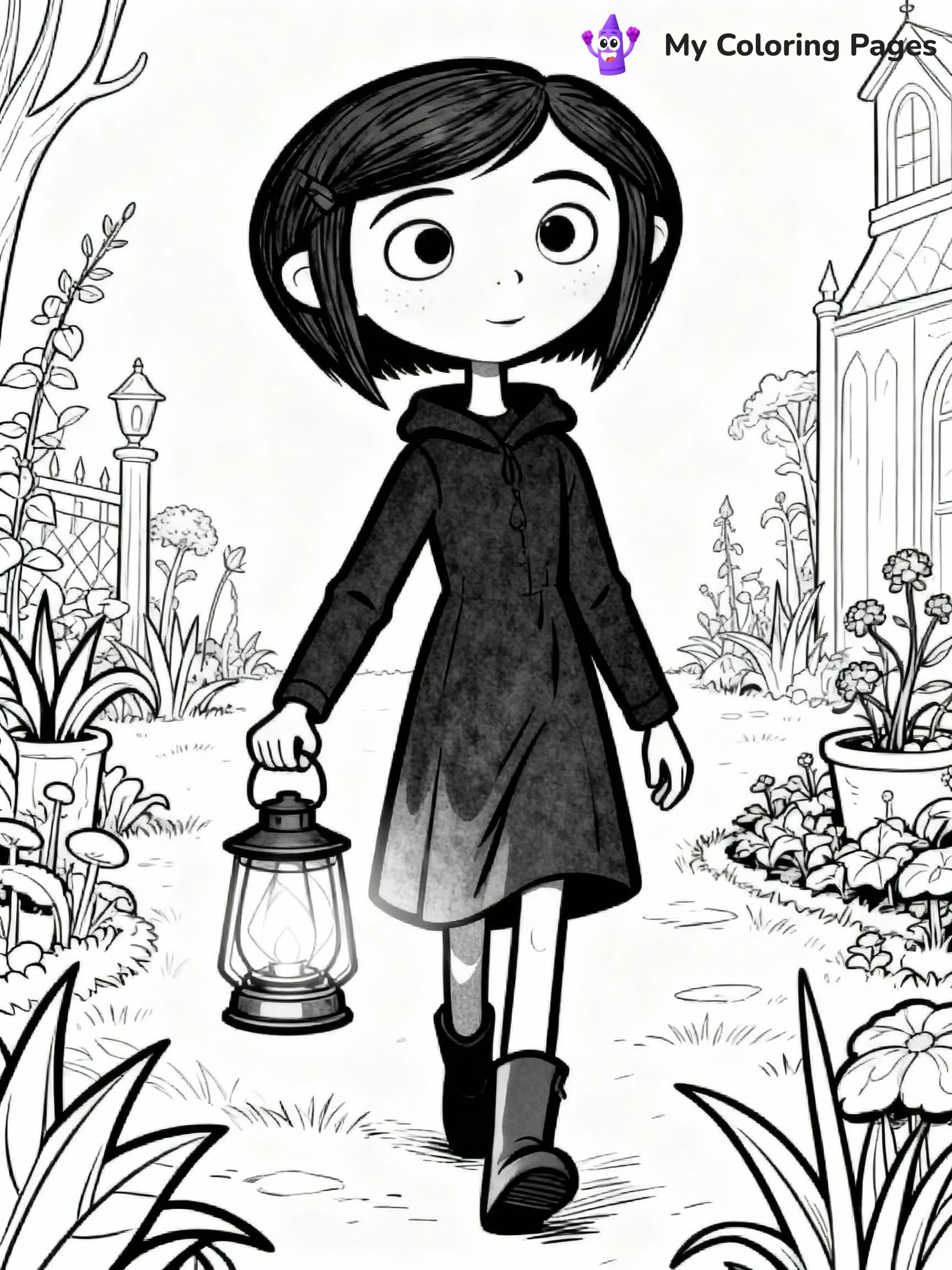 Coraline Coloring Pages - 4