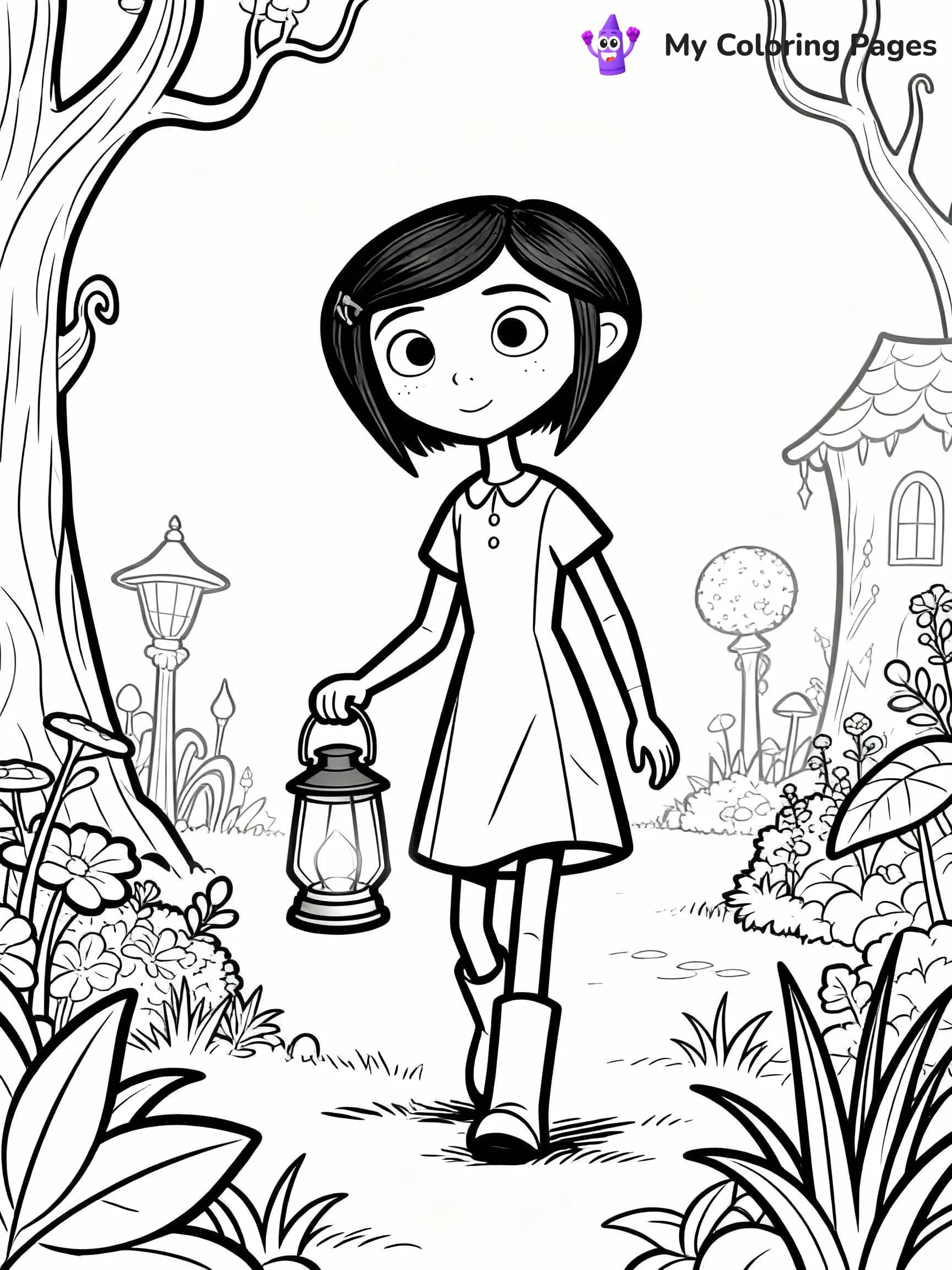 Coraline Coloring Pages - 3