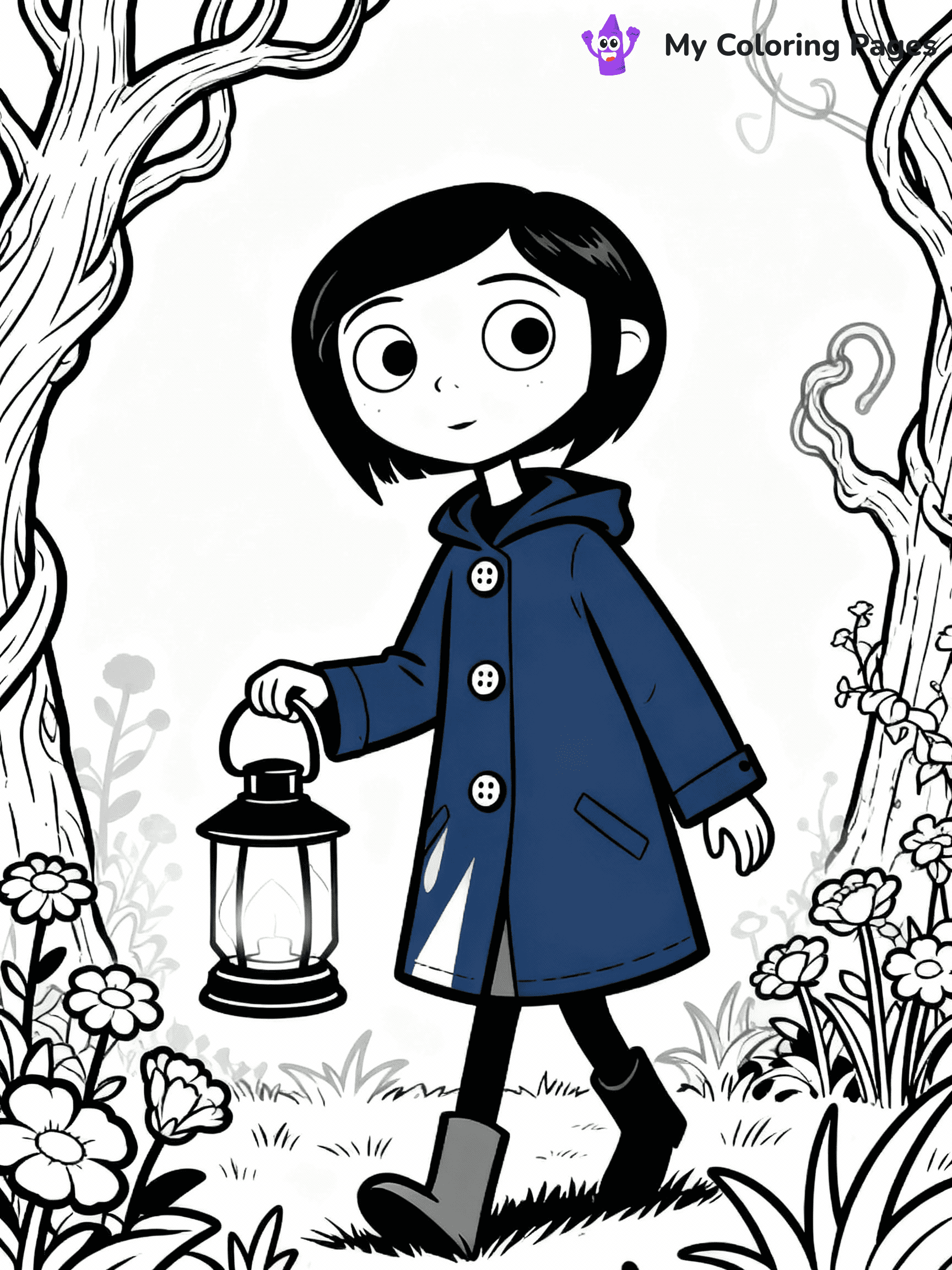 Coraline Coloring Pages - 2