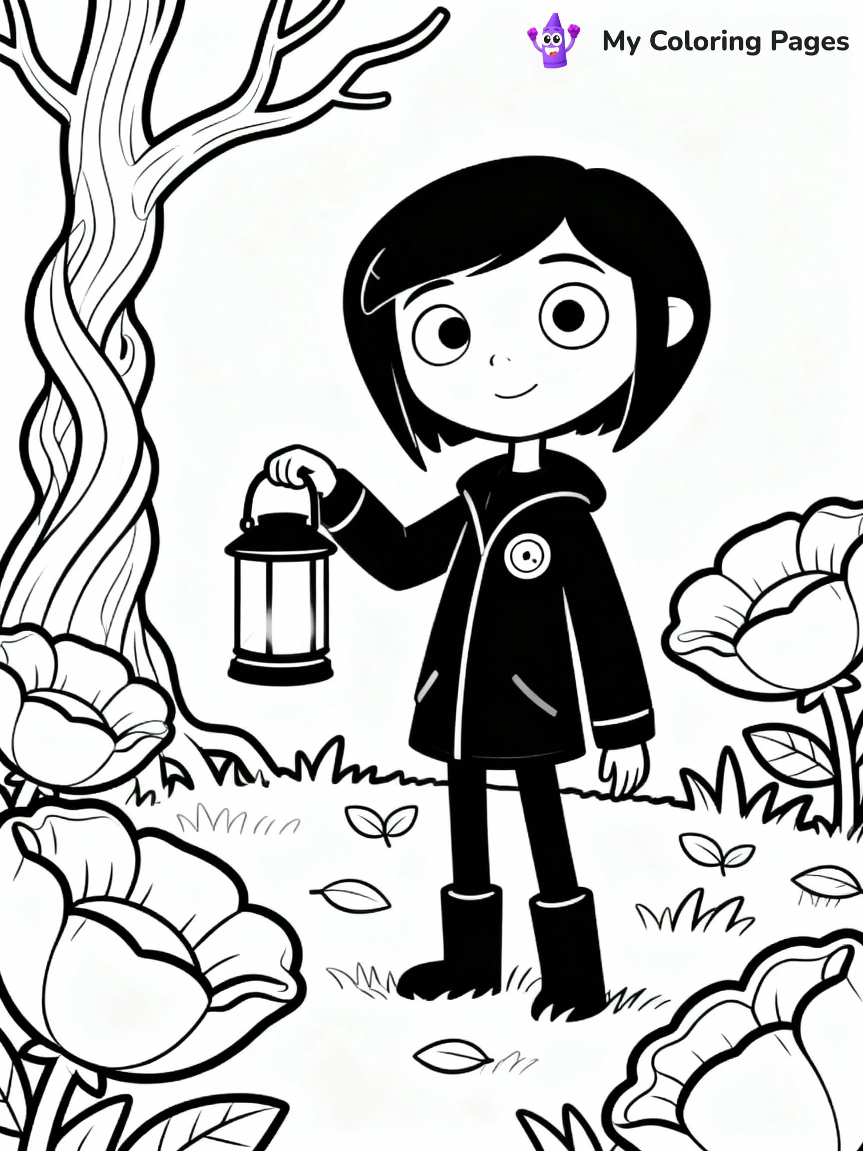 Coraline Coloring Pages - 1