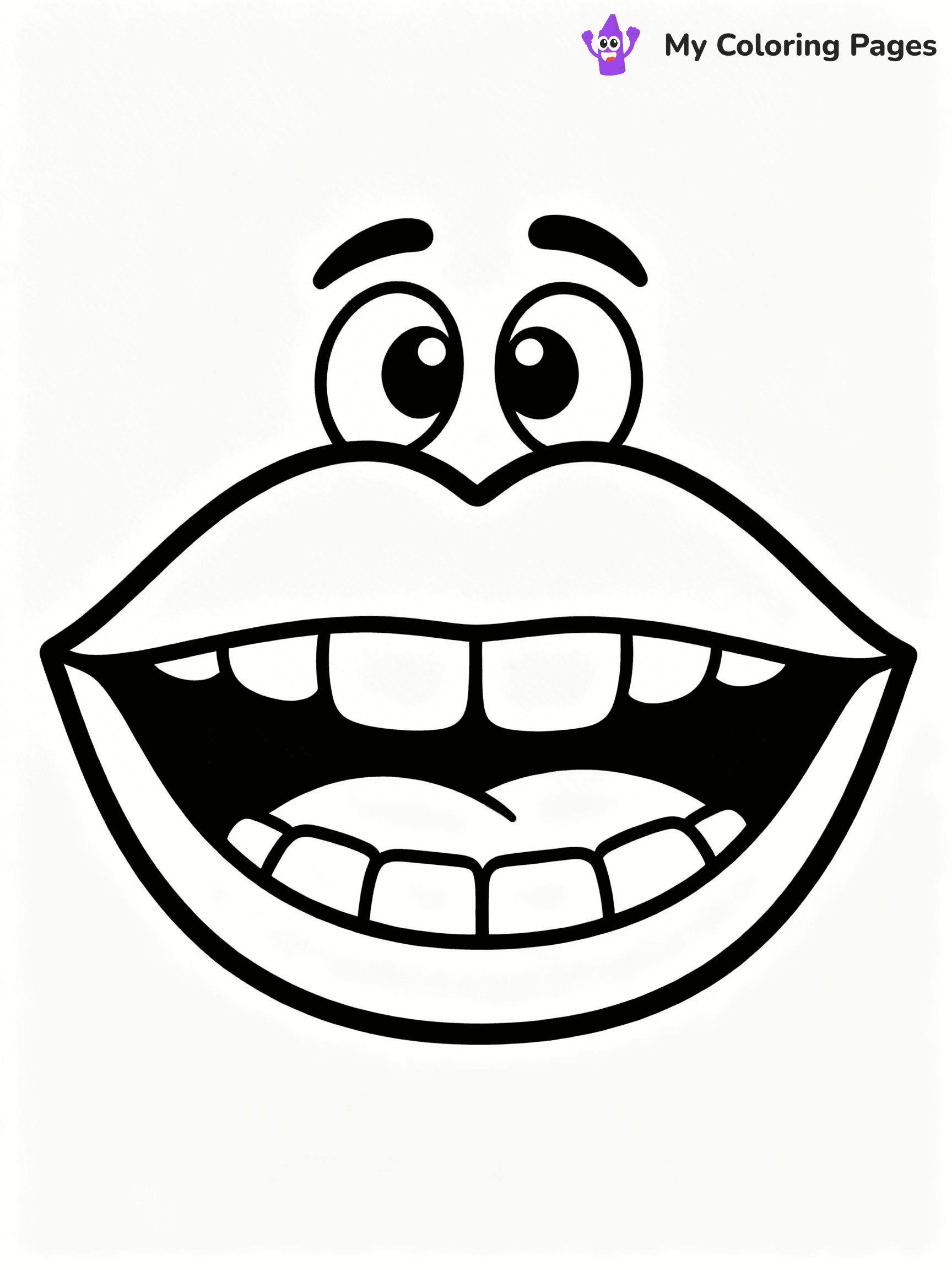 Lip Coloring Pages - 16