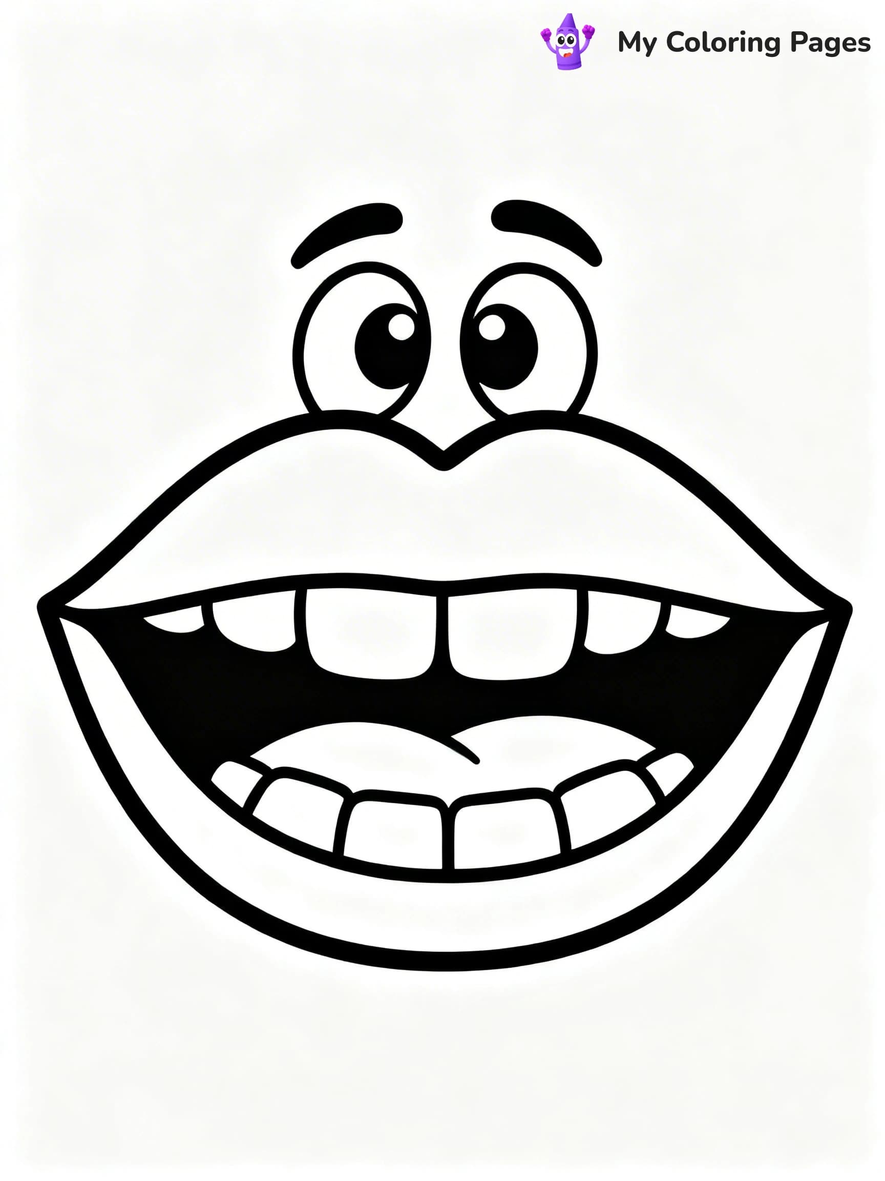 Lip Coloring Pages - 16