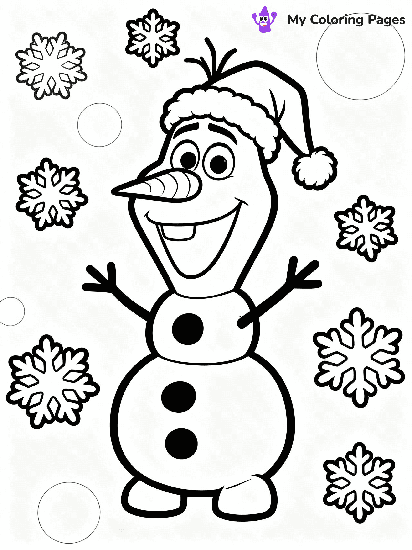 Olaf Coloring Pages - 32
