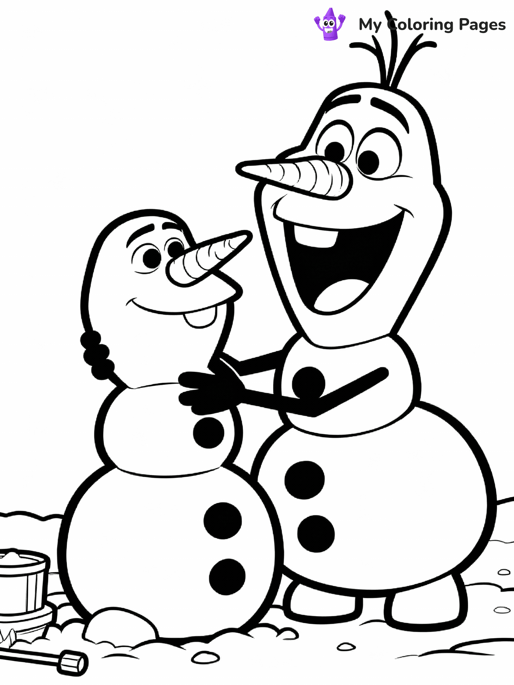 Olaf Coloring Pages - 30
