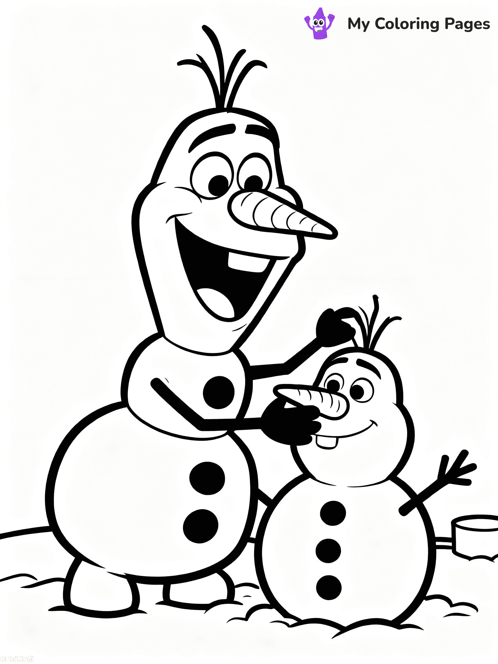 Olaf Coloring Pages - 27