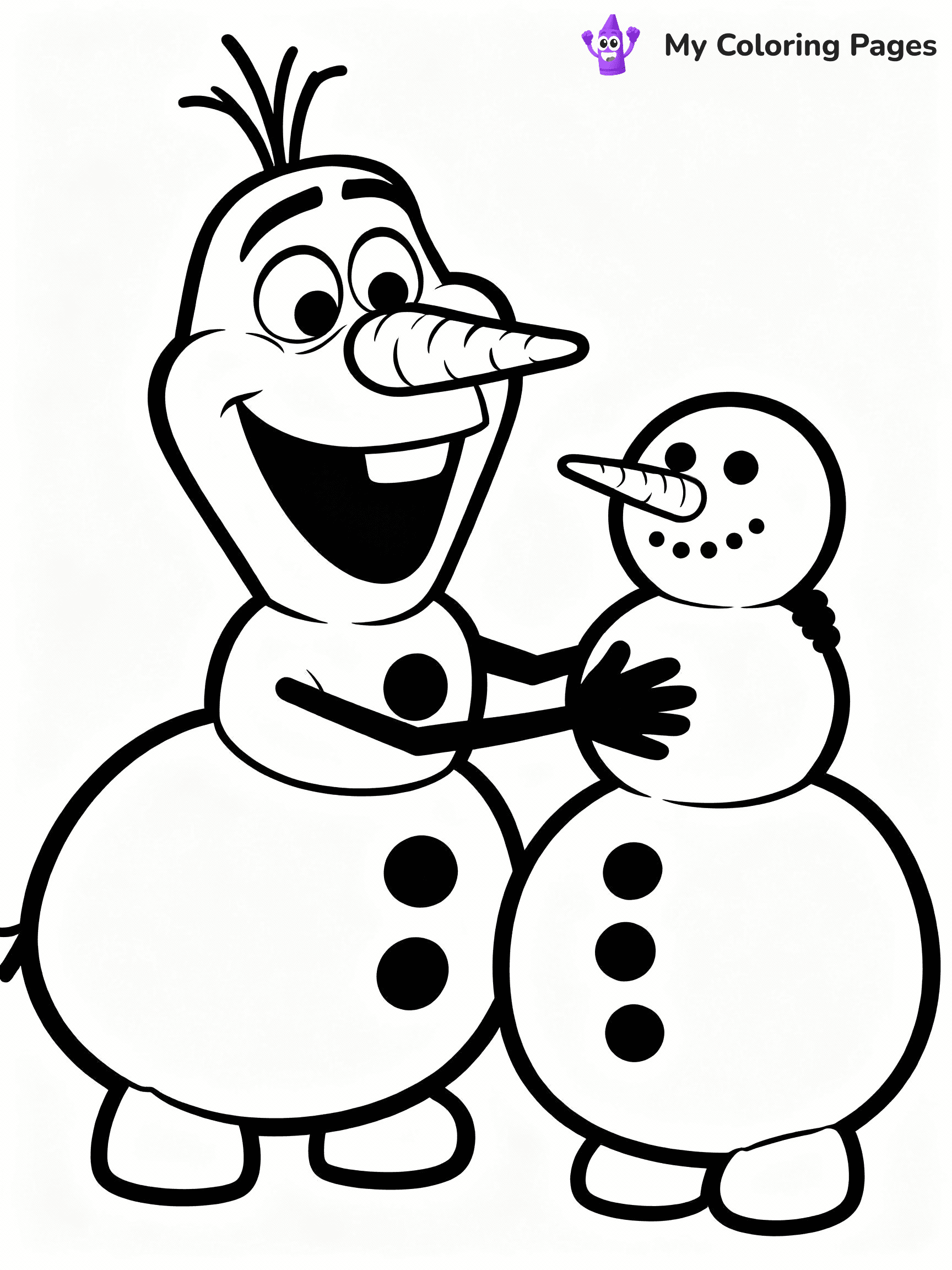 Olaf Coloring Pages - 26
