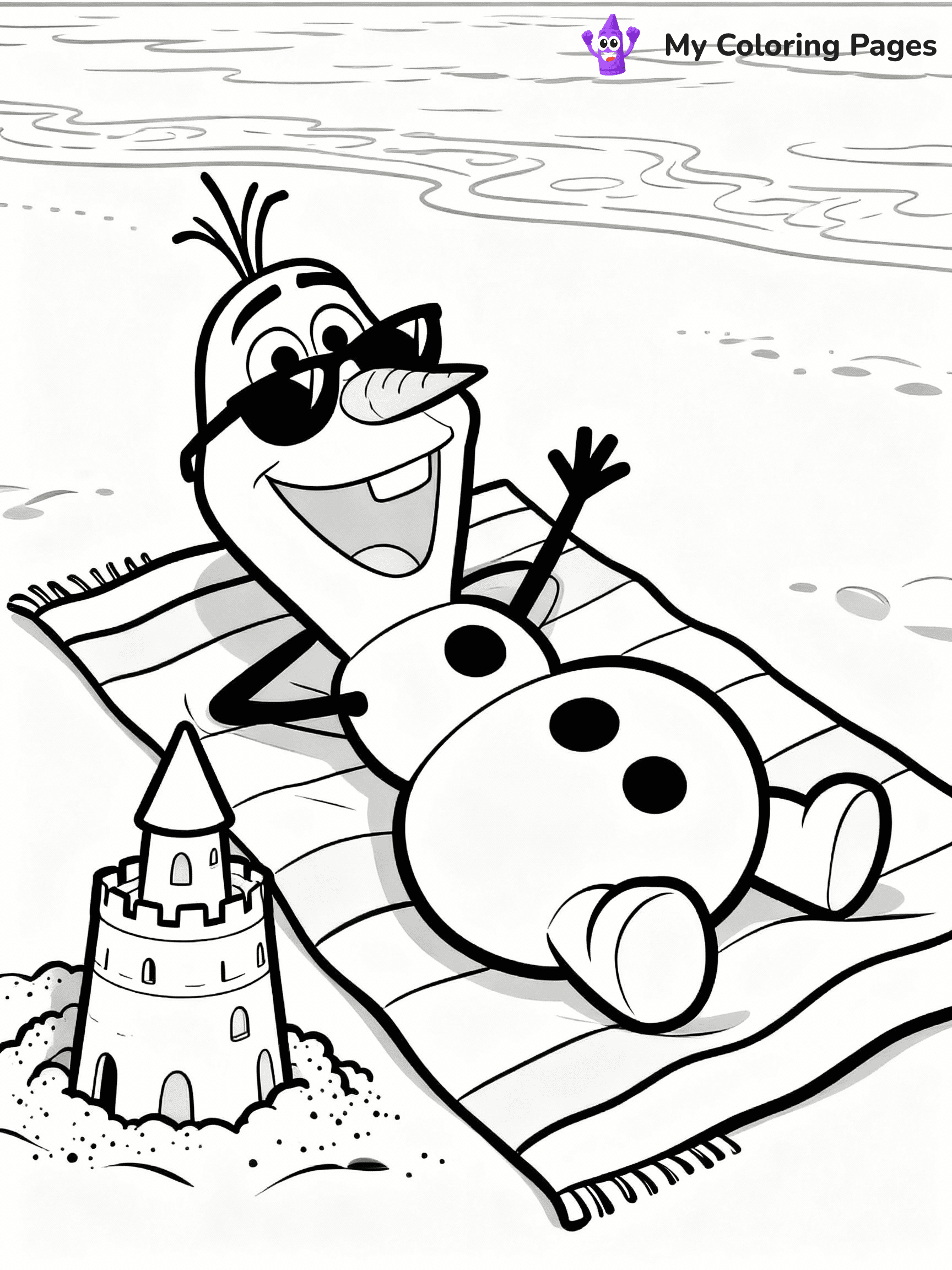 Olaf Coloring Pages - 24