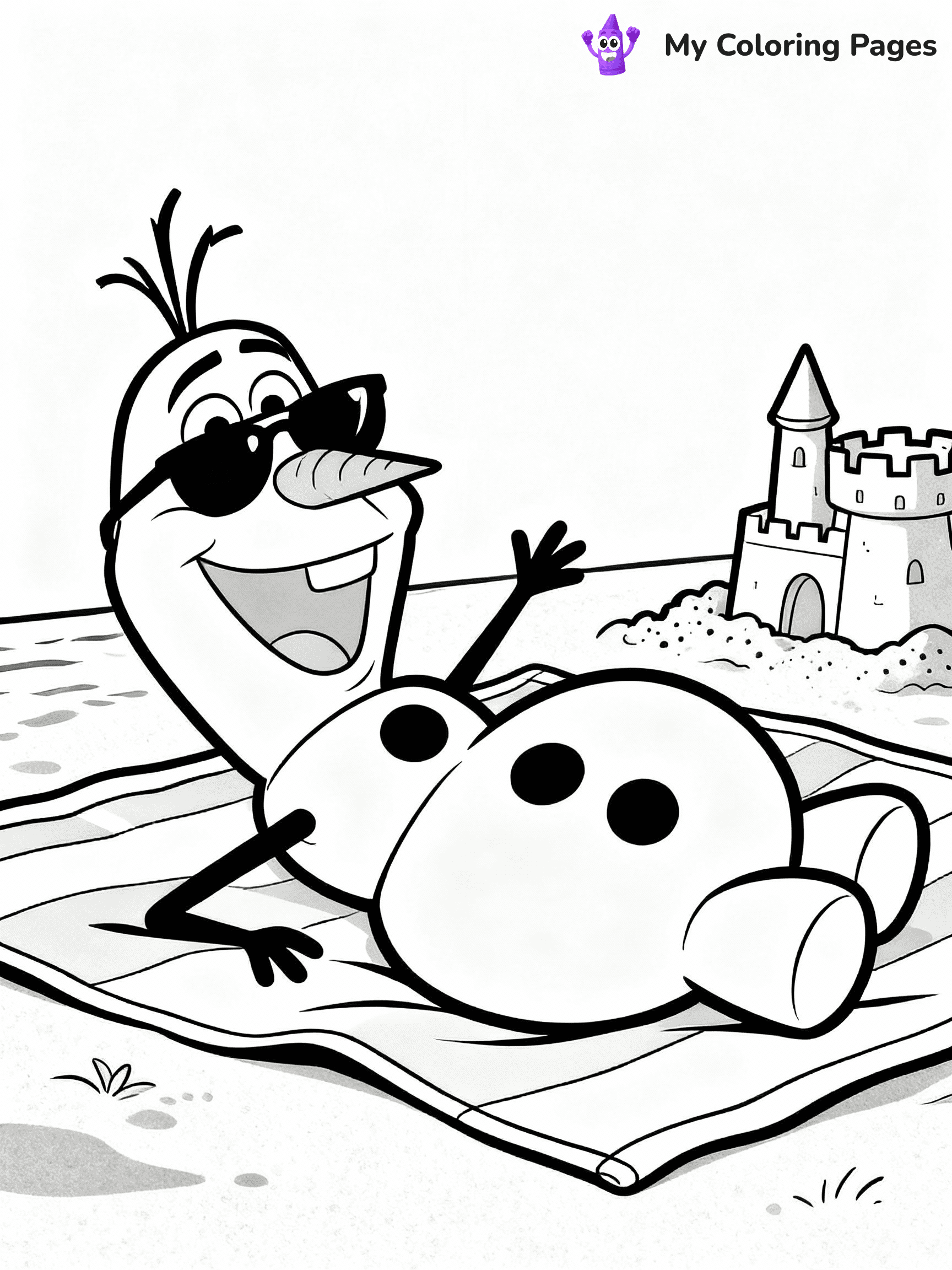 Olaf Coloring Pages - 23