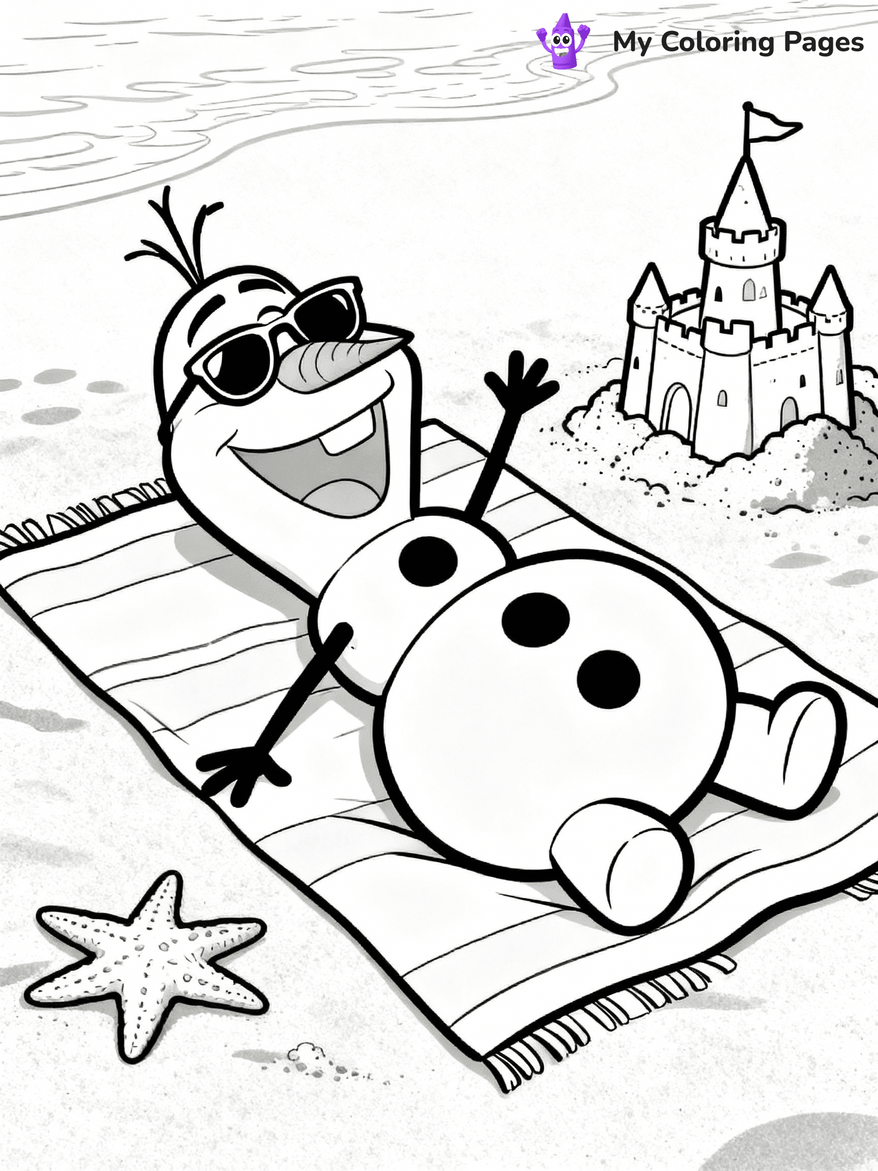 Olaf Coloring Pages - 22