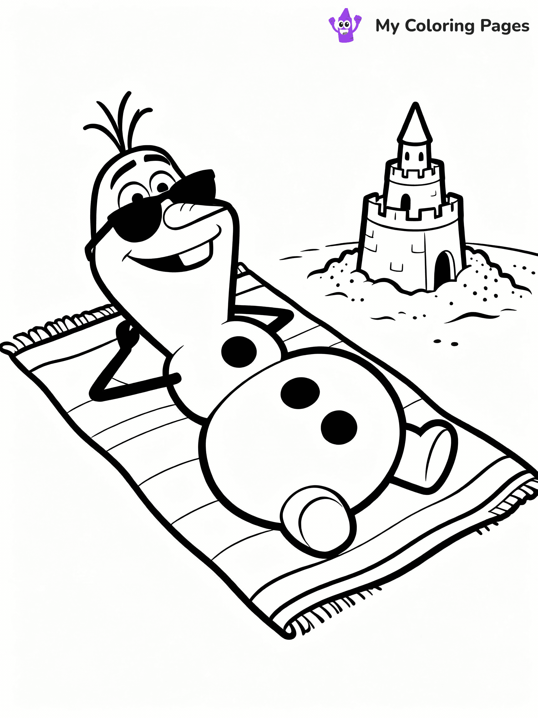 Olaf Coloring Pages - 21
