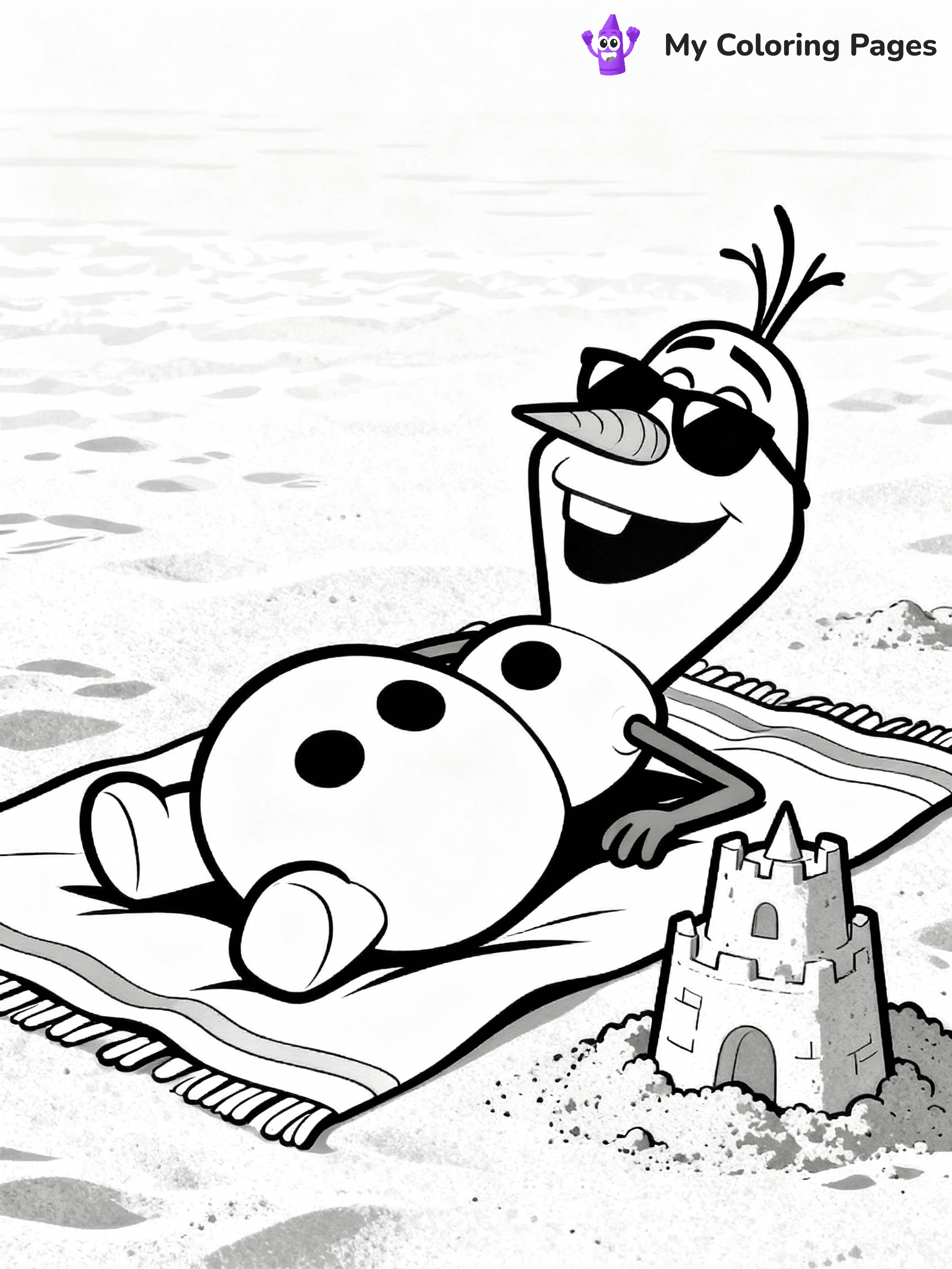 Olaf Coloring Pages - 20