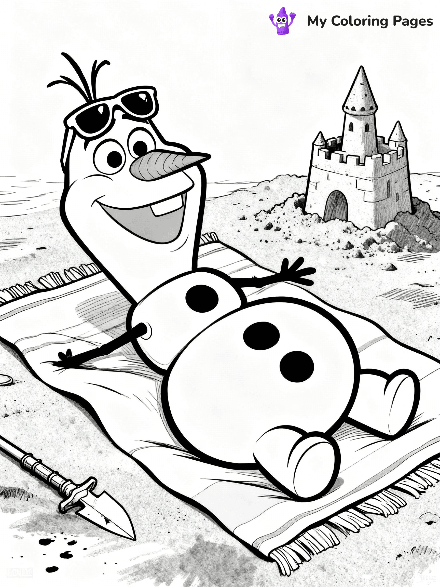 Olaf Coloring Pages - 19