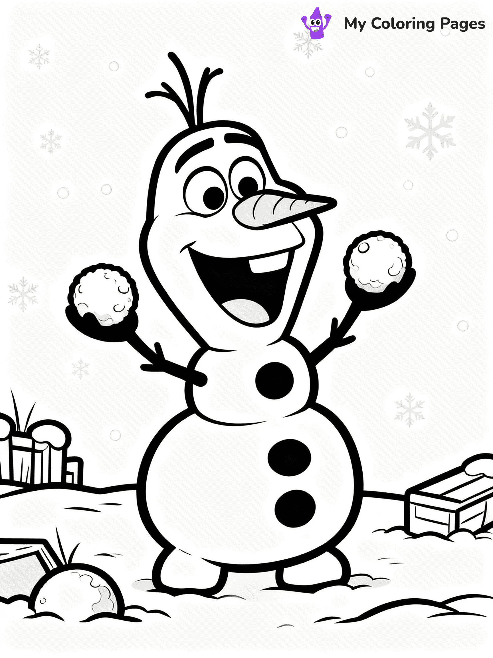 Olaf Coloring Pages - 8