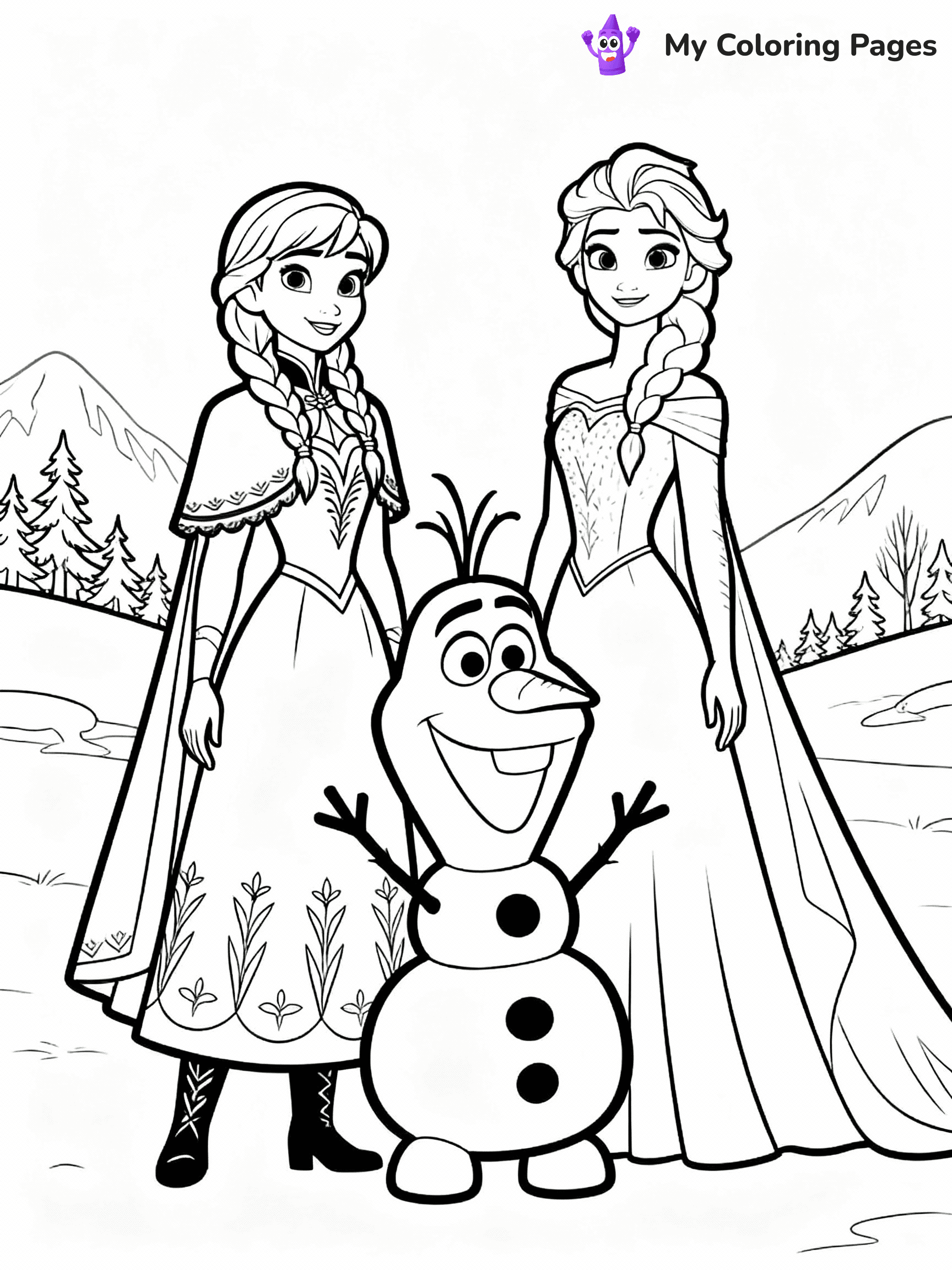 Olaf Coloring Pages - 6