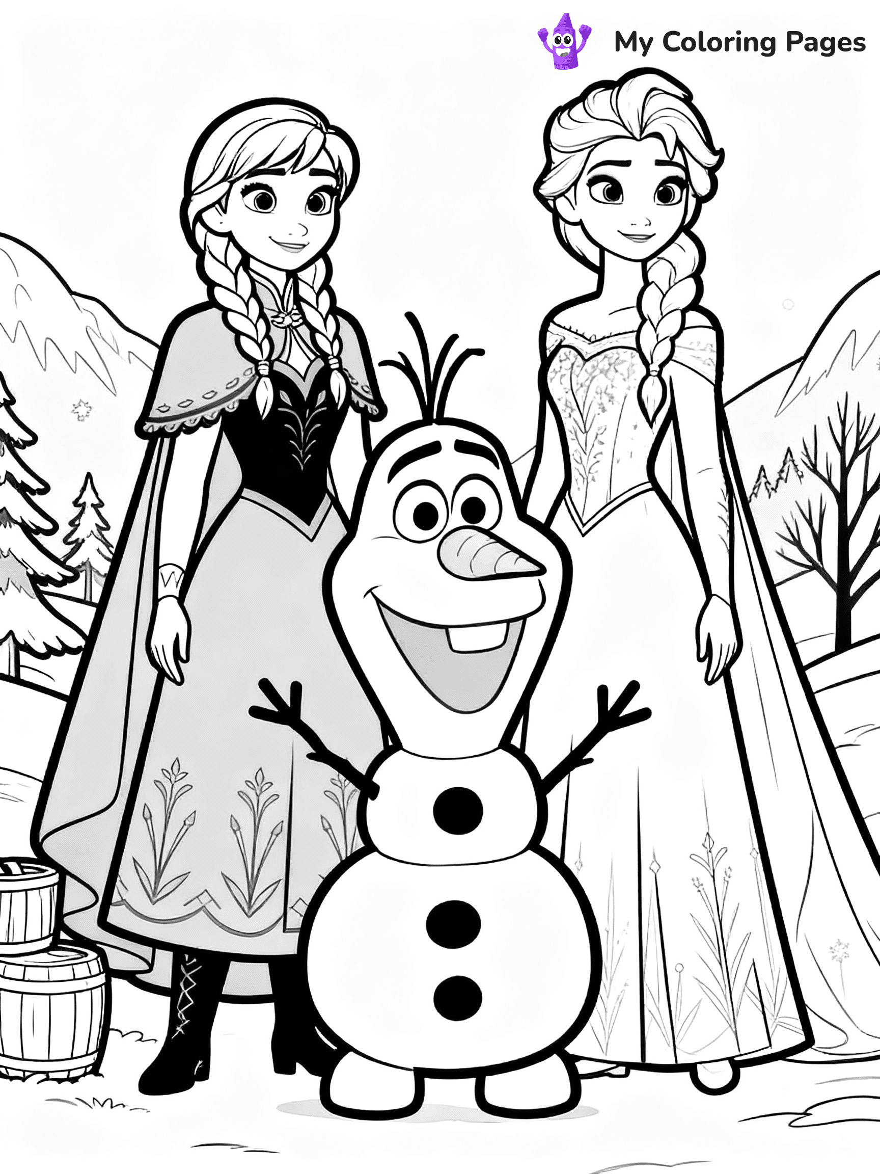 Olaf Coloring Pages - 5