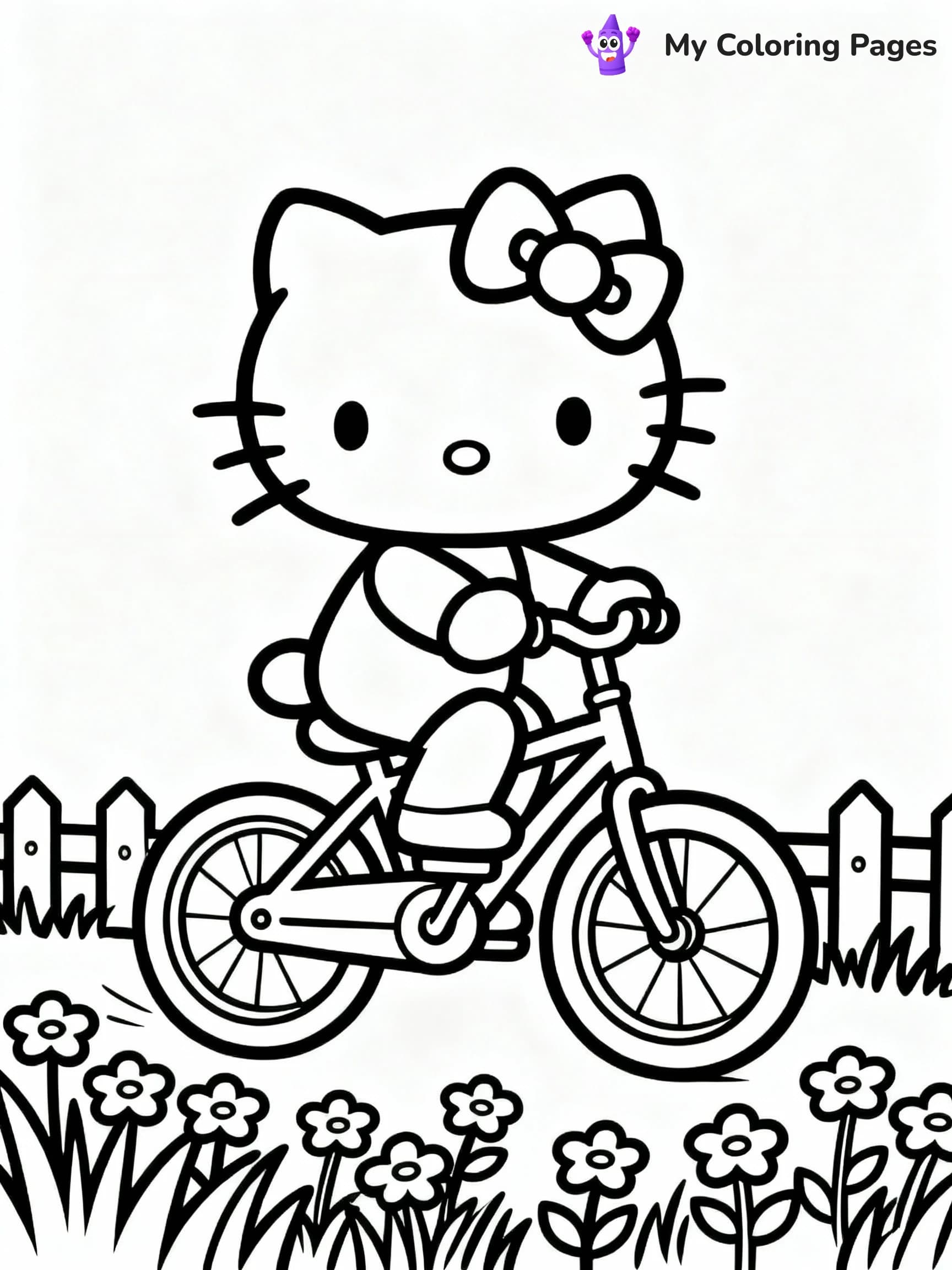 Hello Kitty Coloring Pages - 24