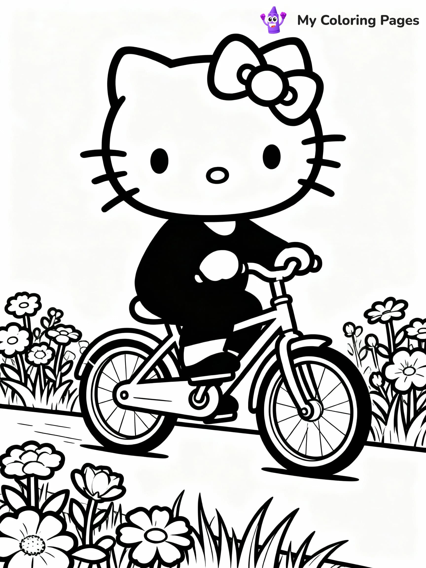 Hello Kitty Coloring Pages - 23