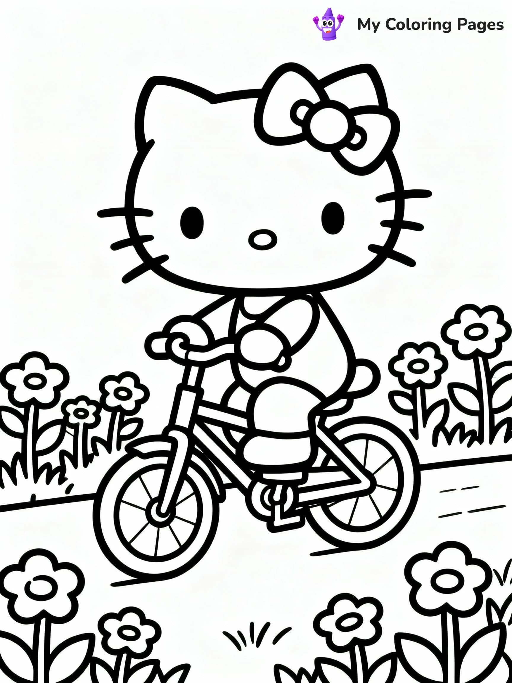 Hello Kitty Coloring Pages - 22