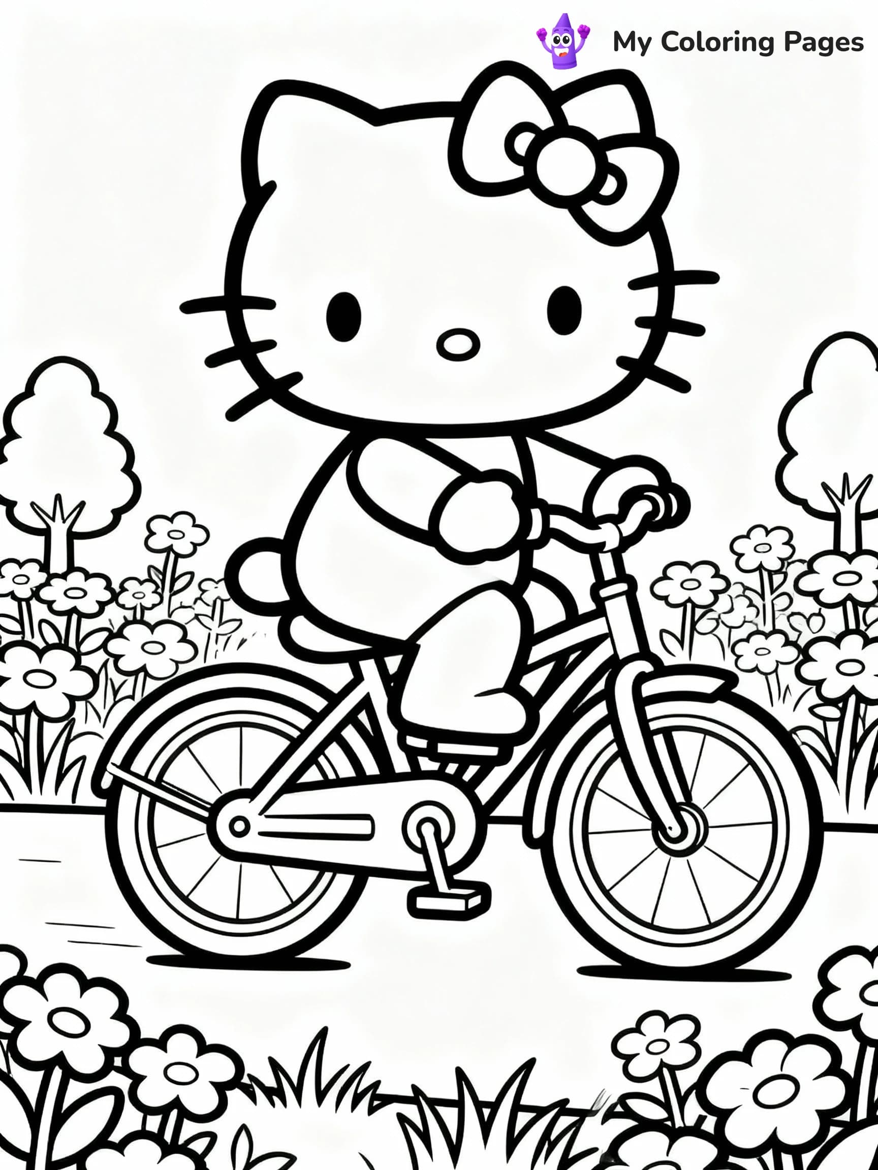 Hello Kitty Coloring Pages - 21