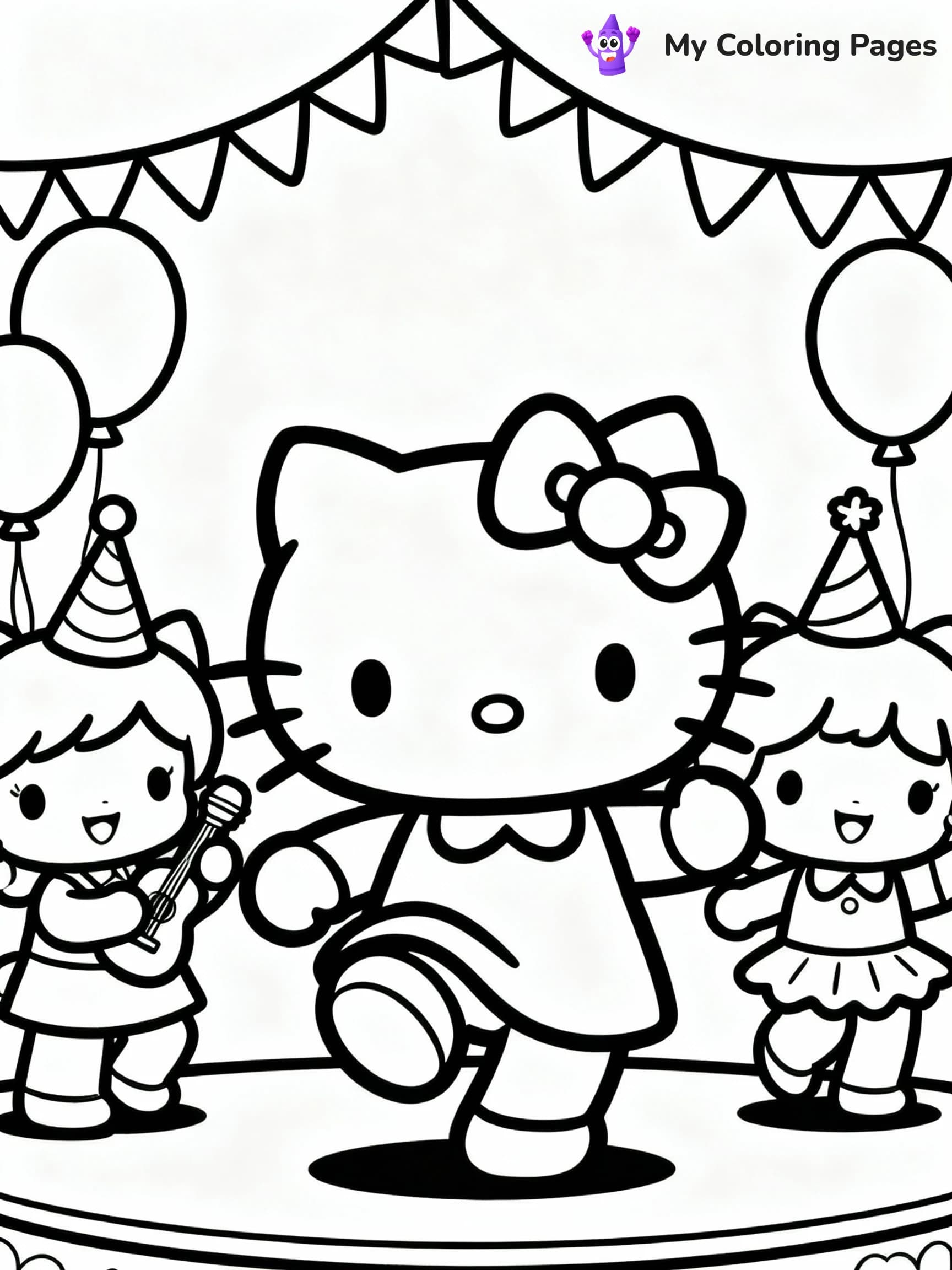 Hello Kitty Coloring Pages - 20