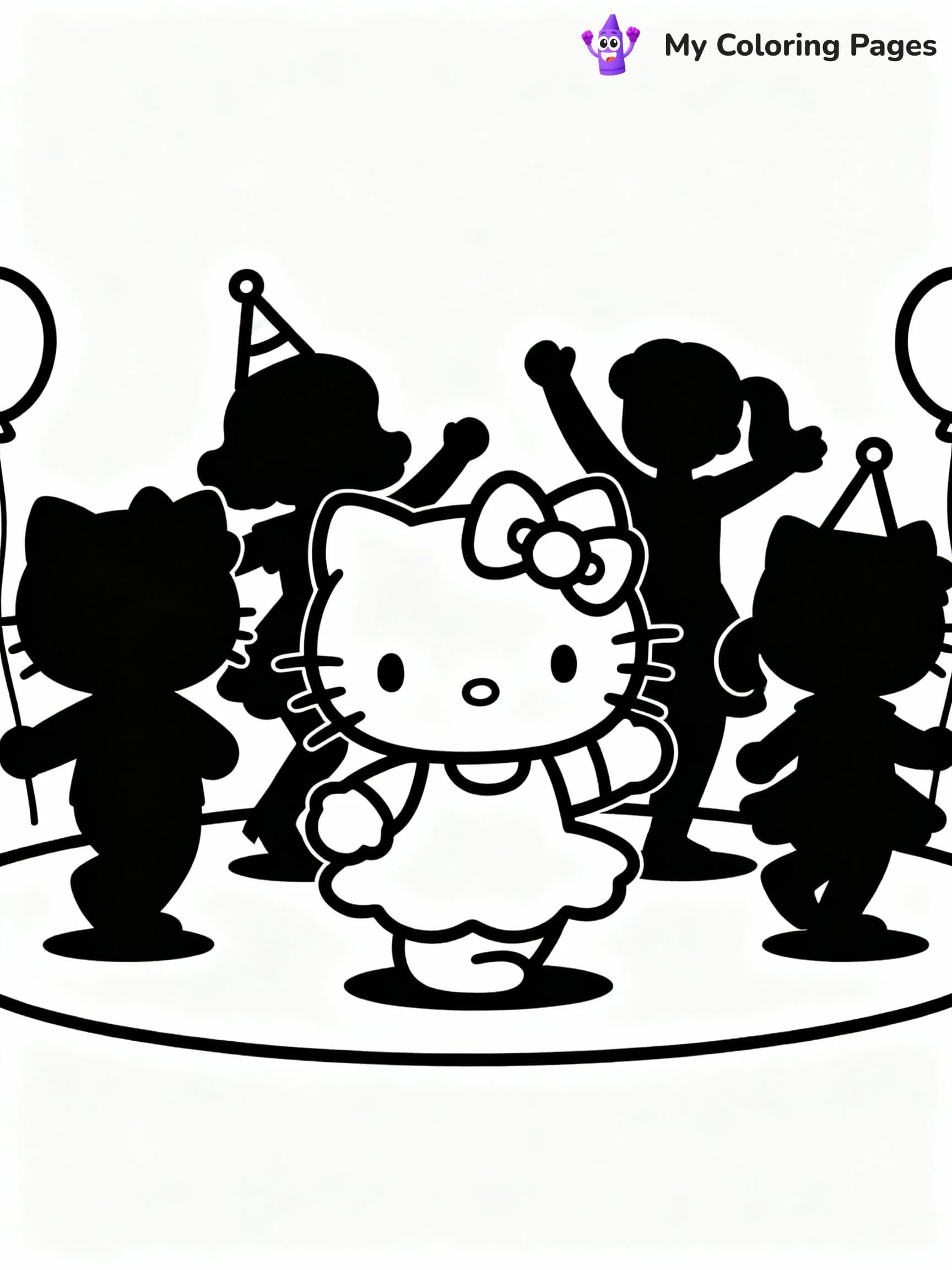 Hello Kitty Coloring Pages - 19