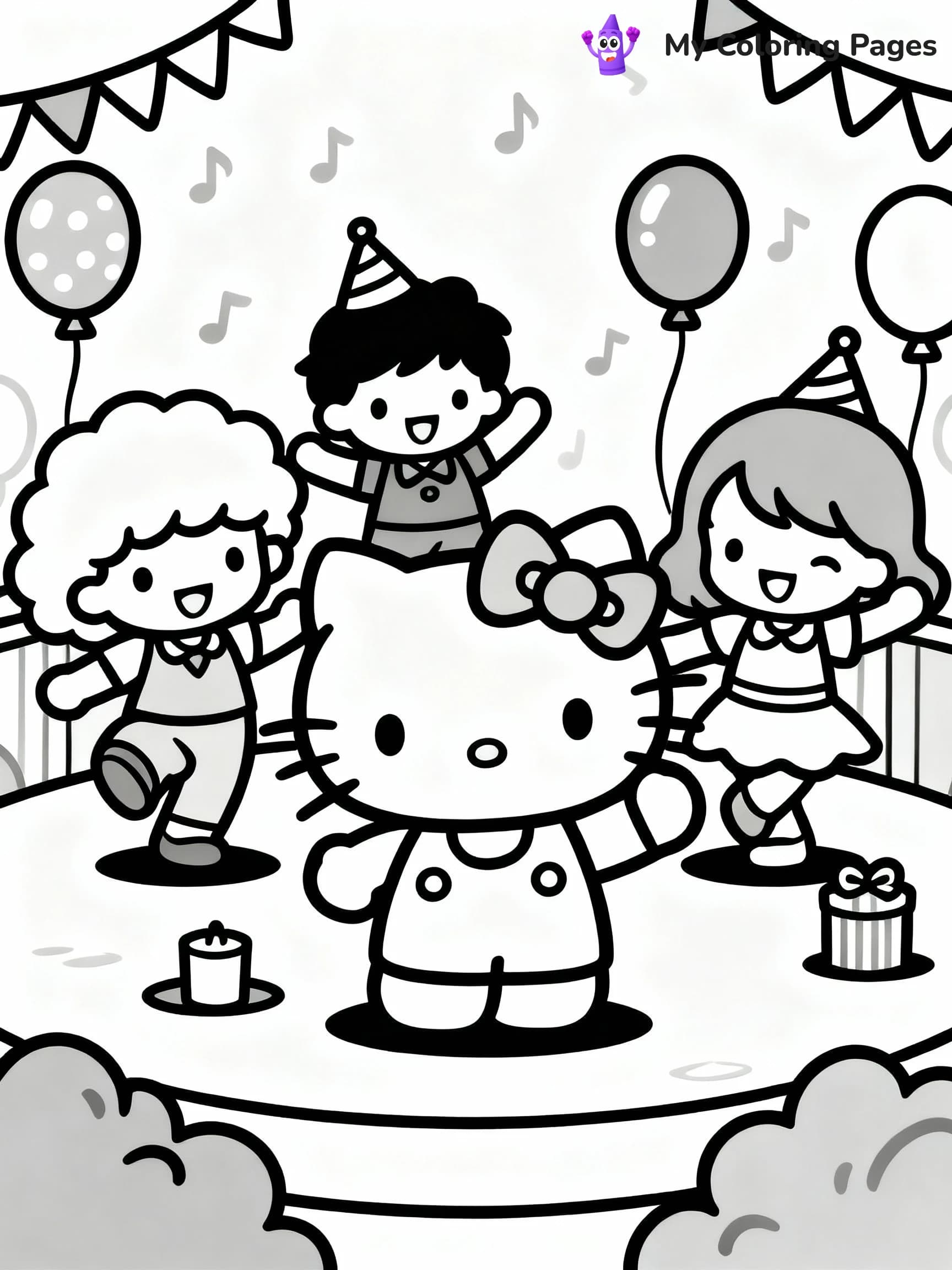 Hello Kitty Coloring Pages - 18