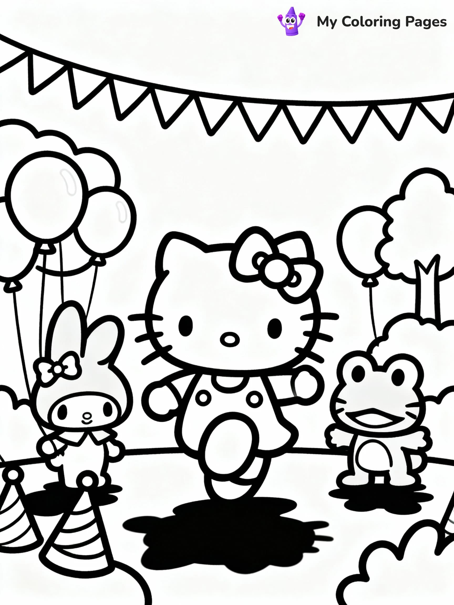 Hello Kitty Coloring Pages - 14