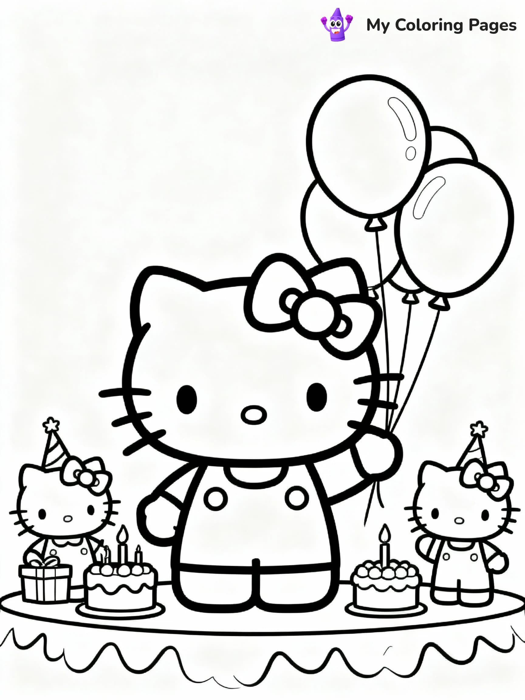 Hello Kitty Coloring Pages - 13