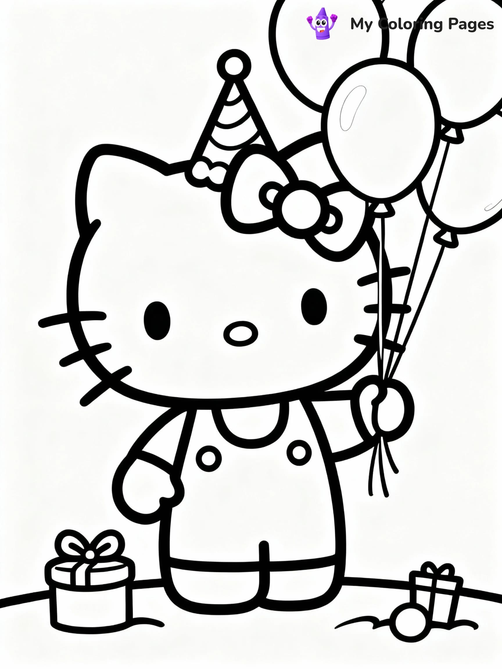 Hello Kitty Coloring Pages - 12
