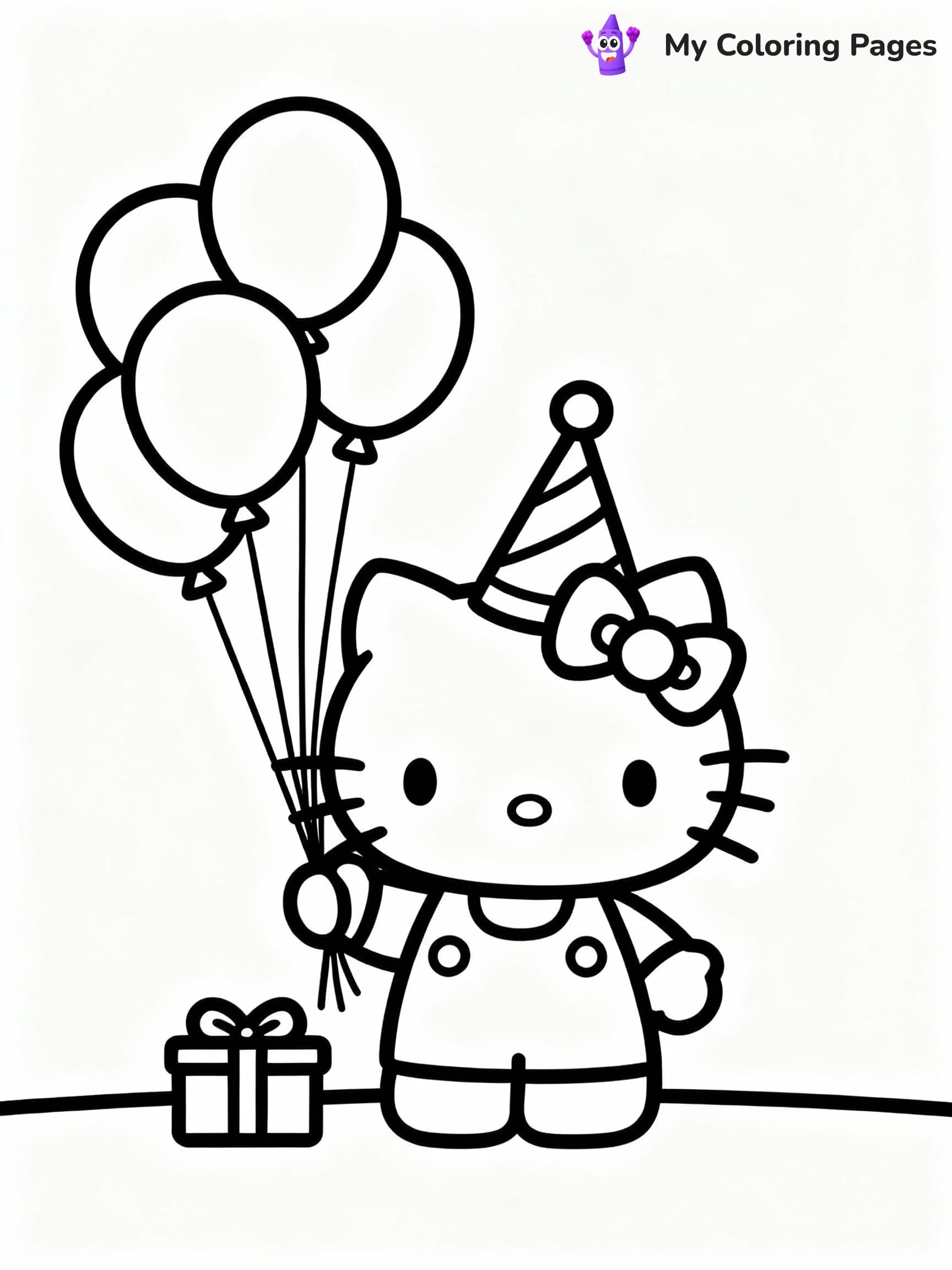 Hello Kitty Coloring Pages - 10
