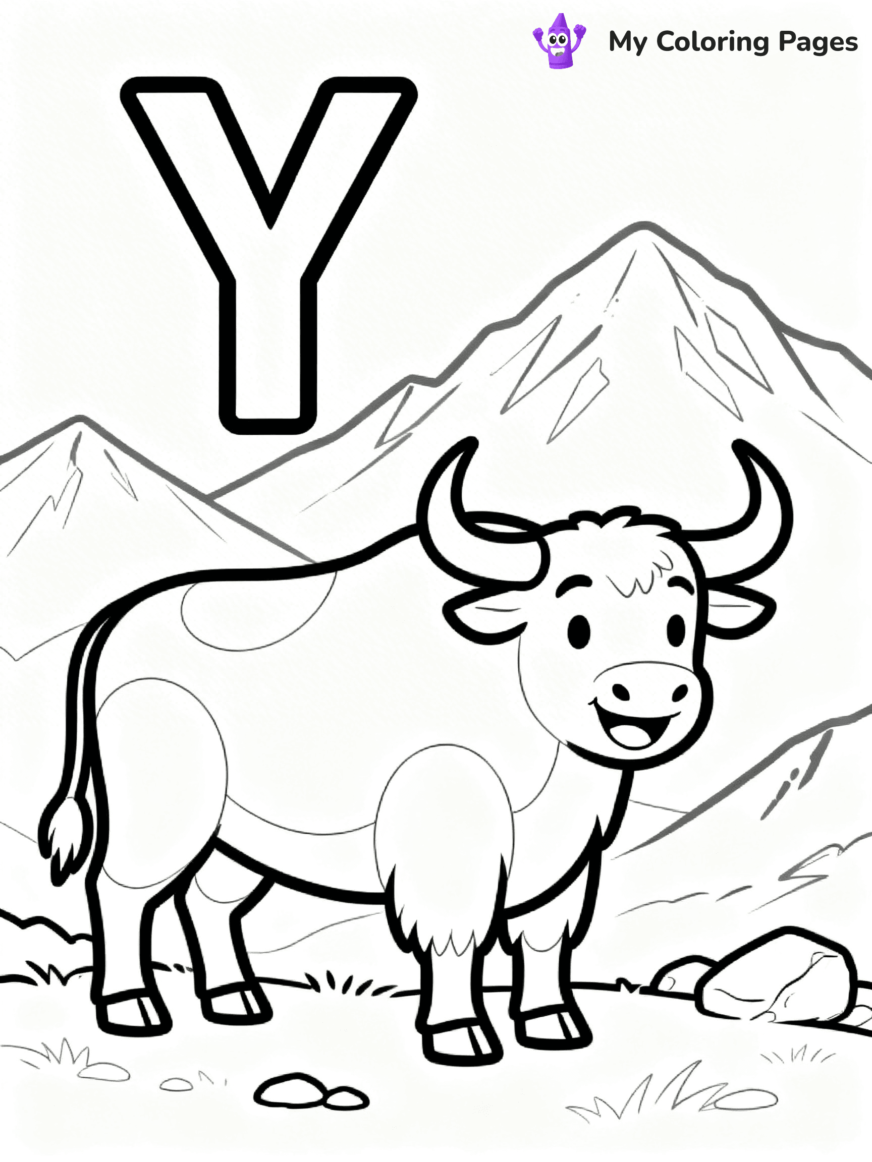 Letter Y Coloring Pages - 28