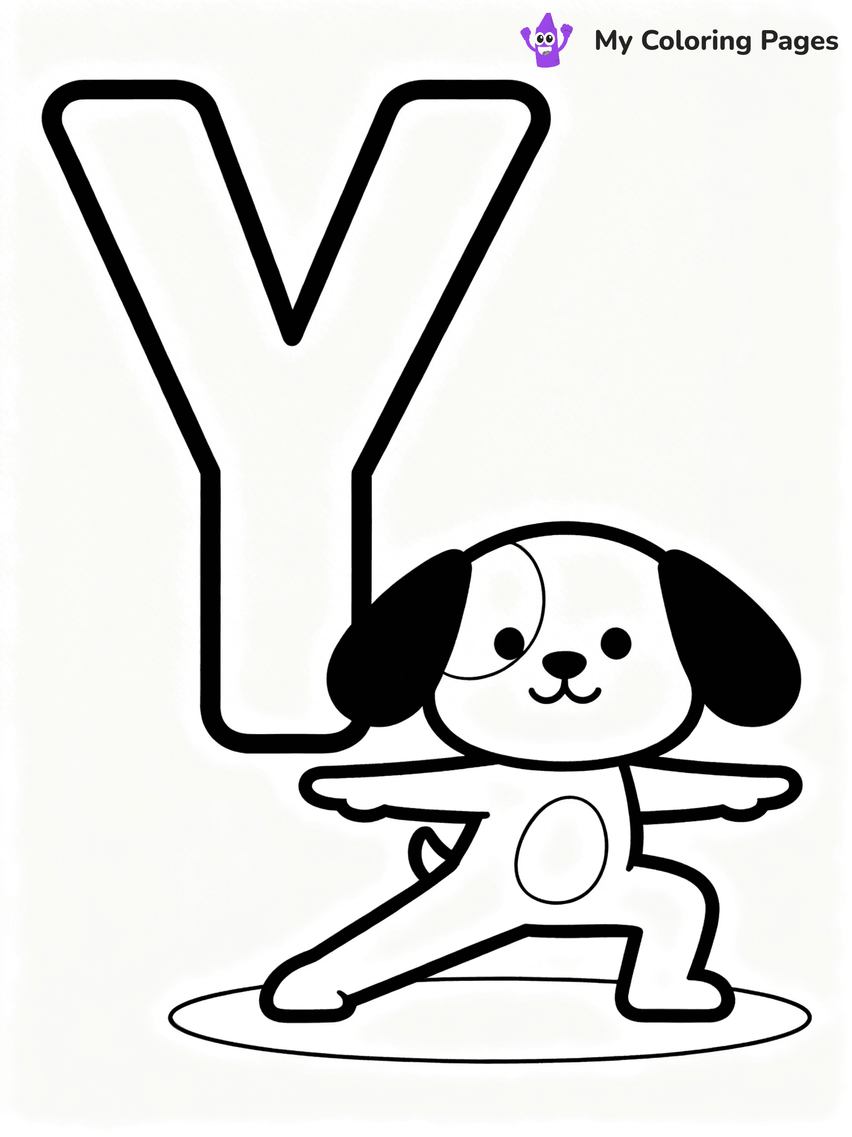 Letter Y Coloring Pages - 27