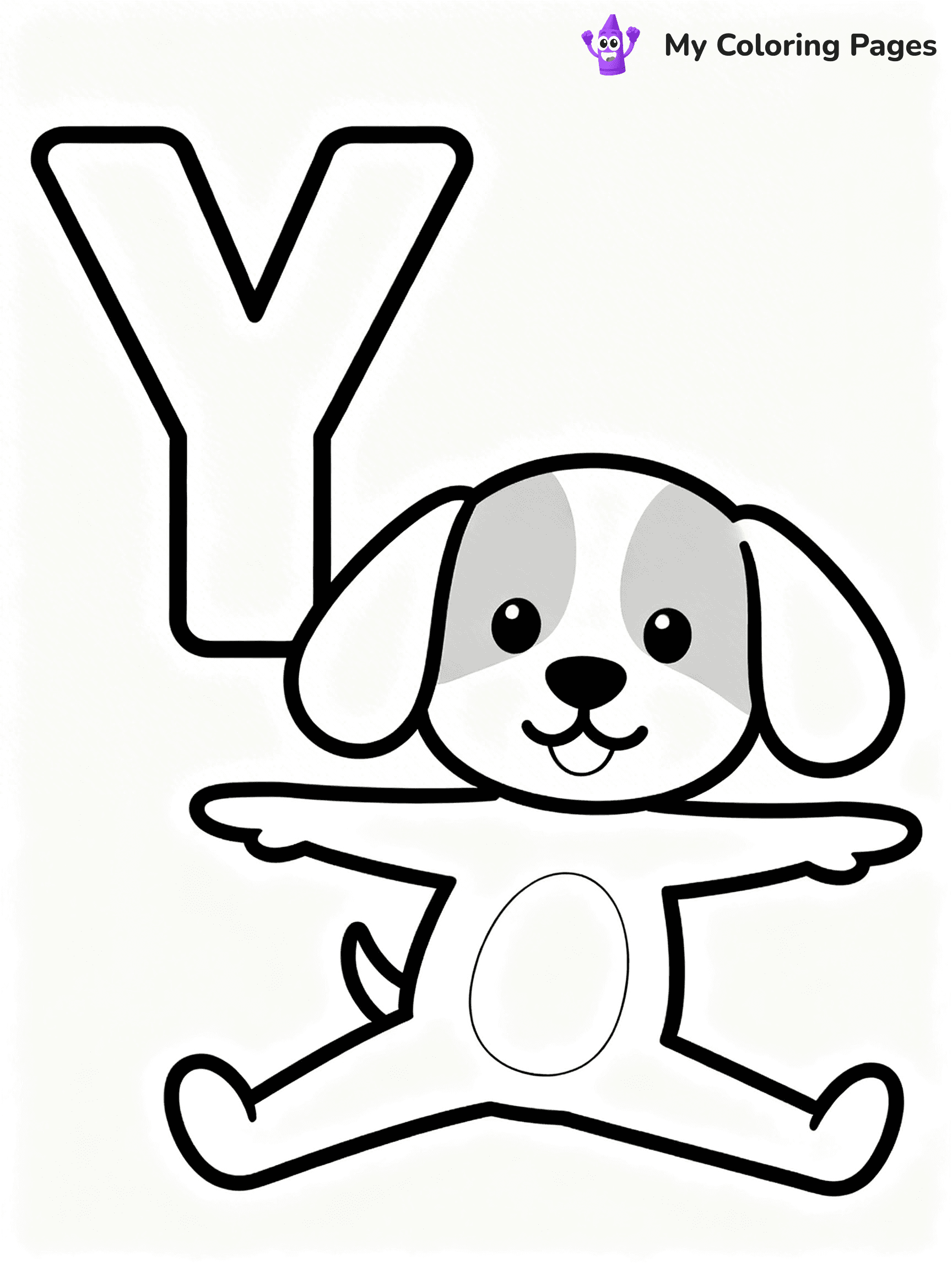 Letter Y Coloring Pages - 26