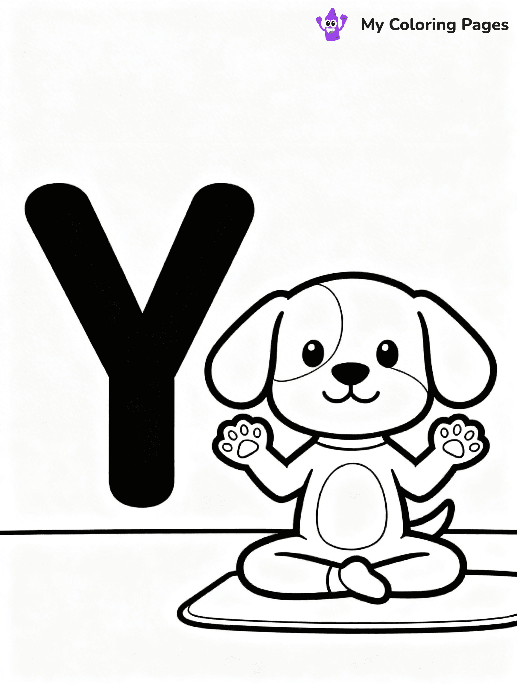 Letter Y Coloring Pages - 25