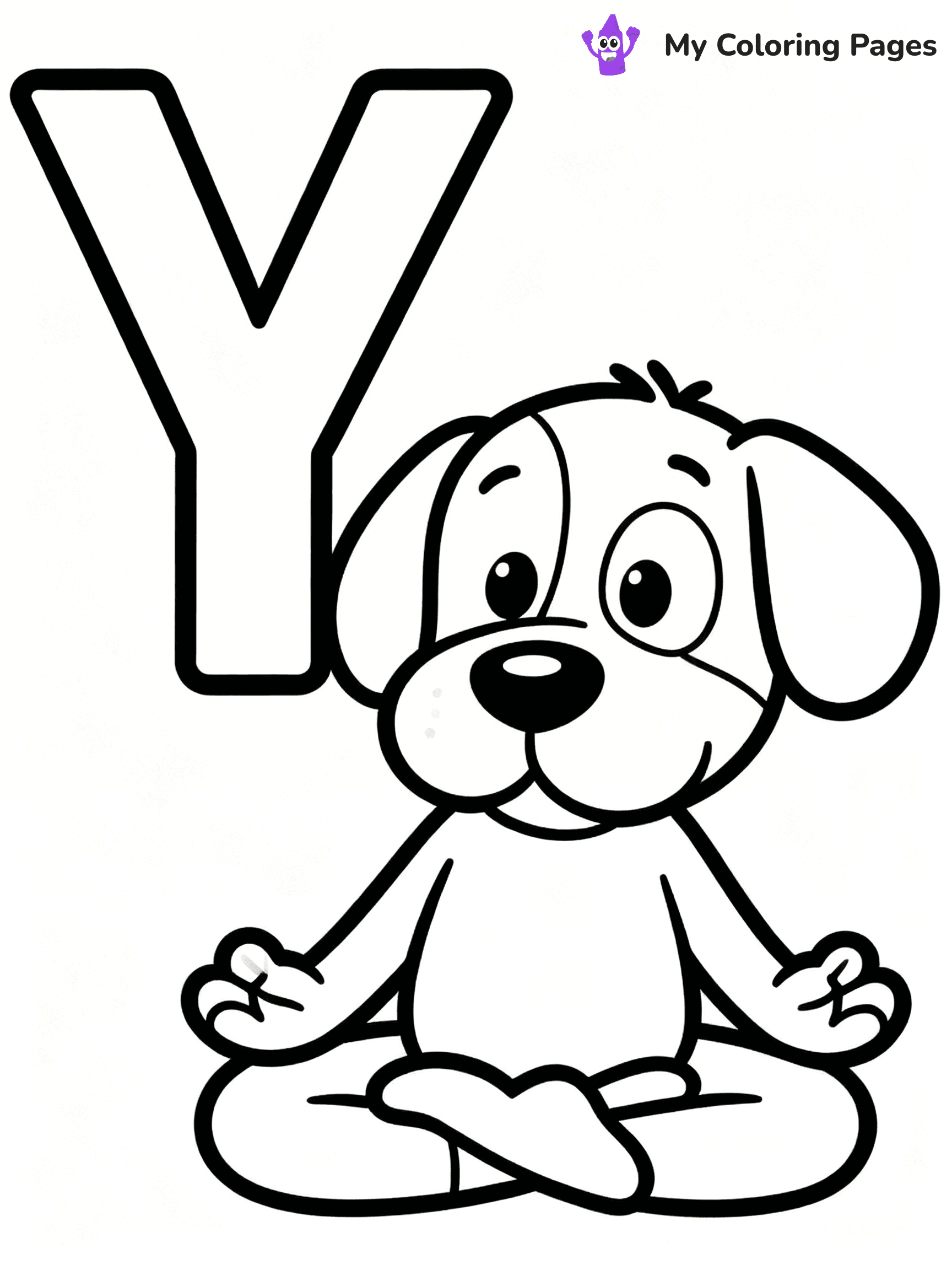 Letter Y Coloring Pages - 24