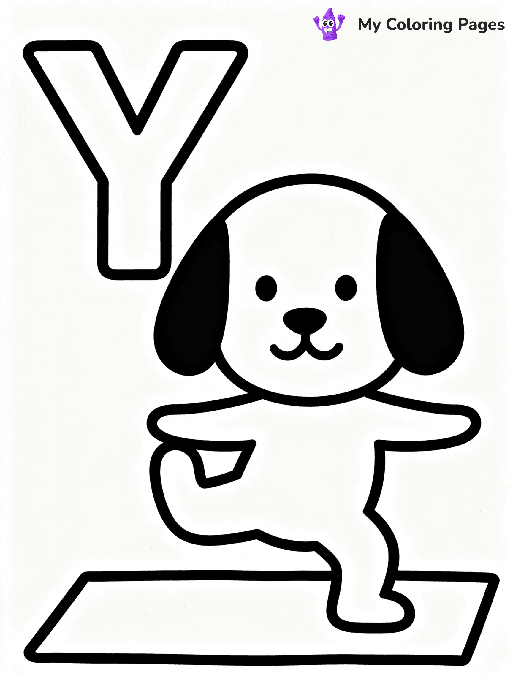 Letter Y Coloring Pages - 23