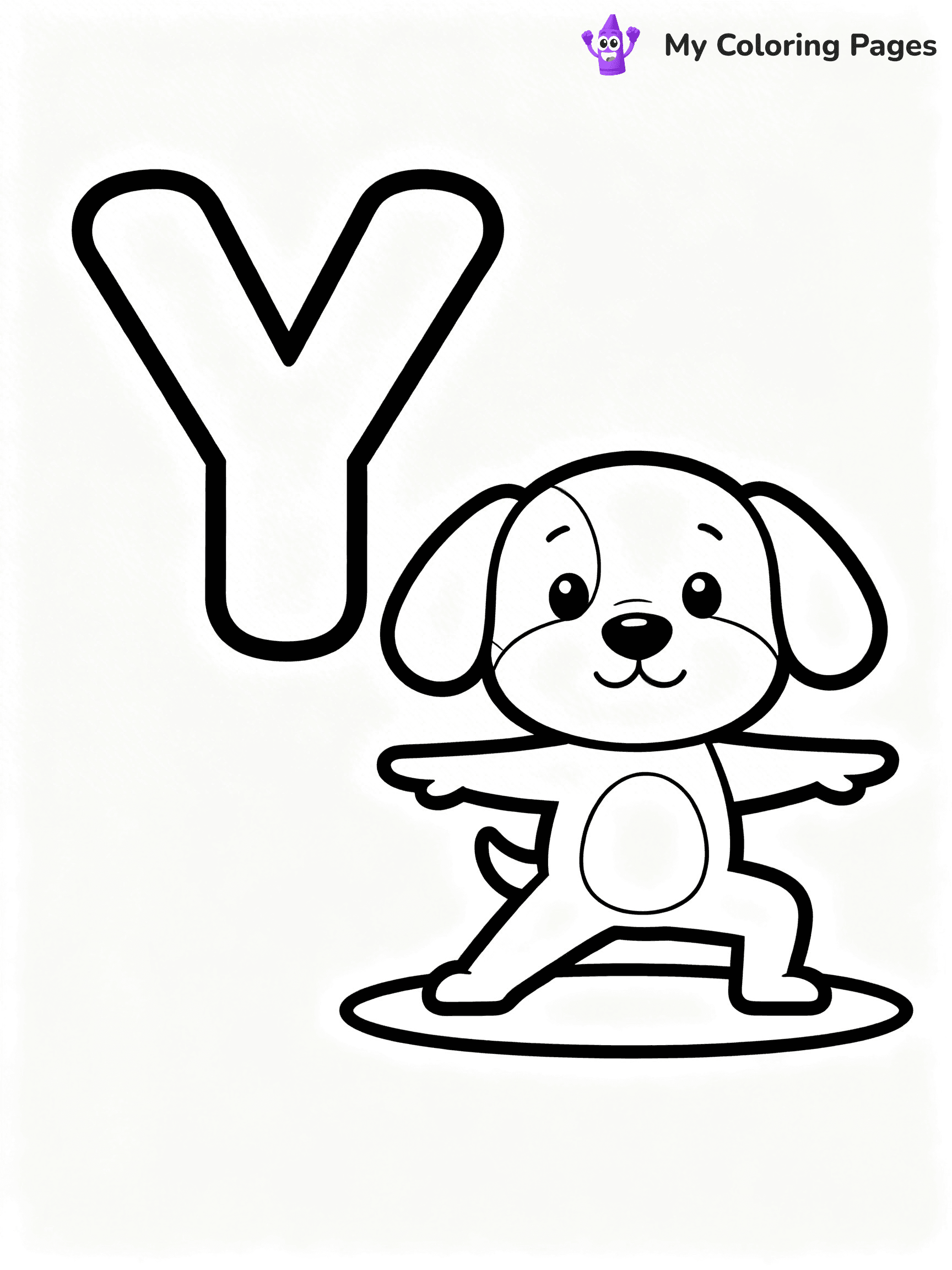 Letter Y Coloring Pages - 21