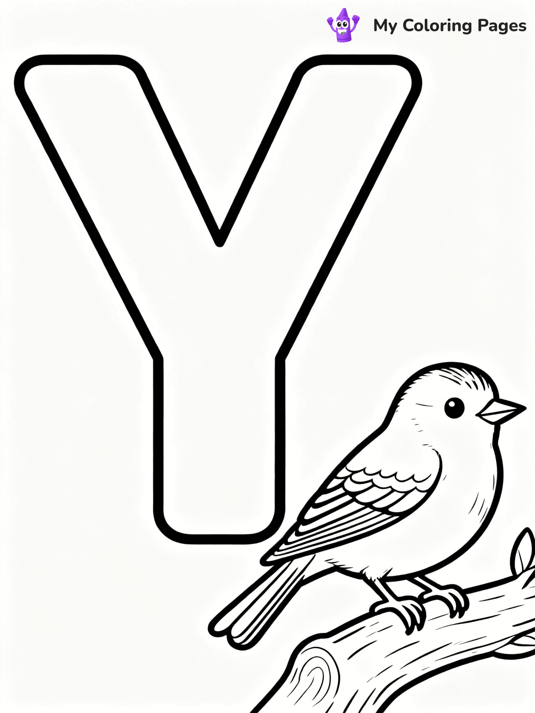 Letter Y Coloring Pages - 20