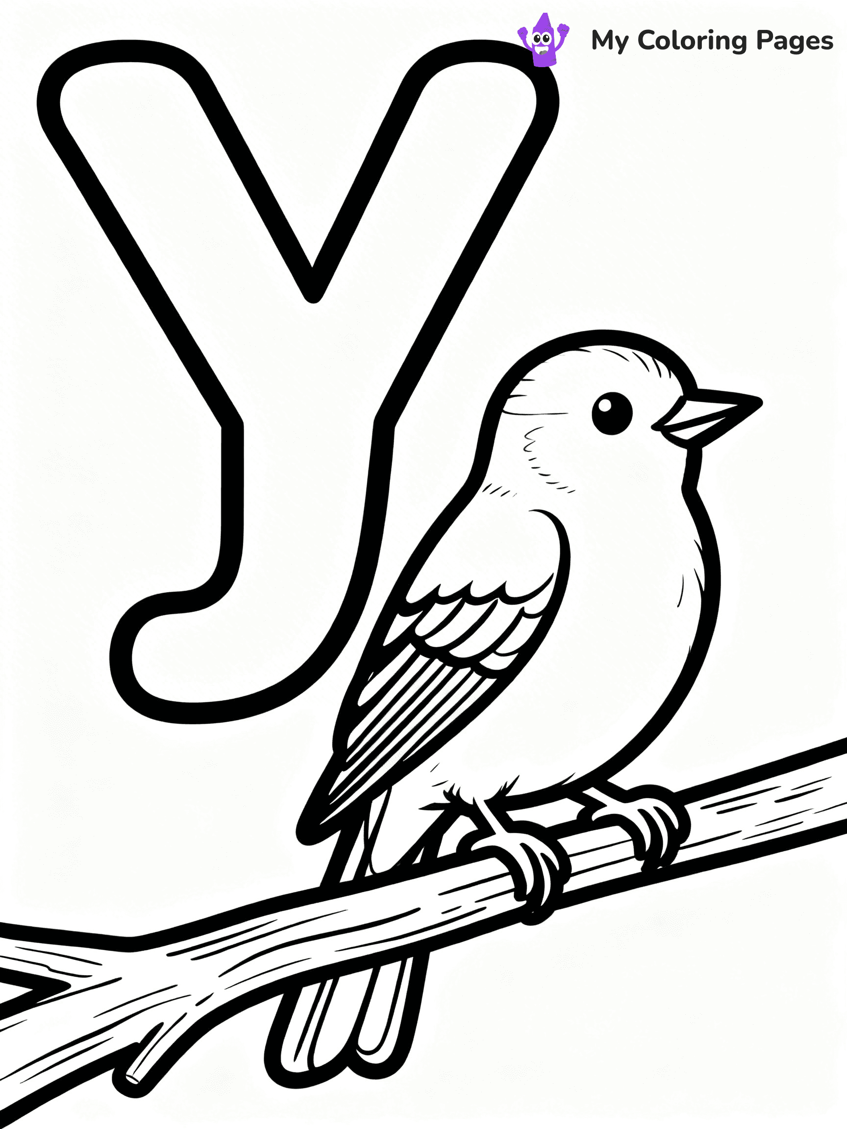 Letter Y Coloring Pages - 19