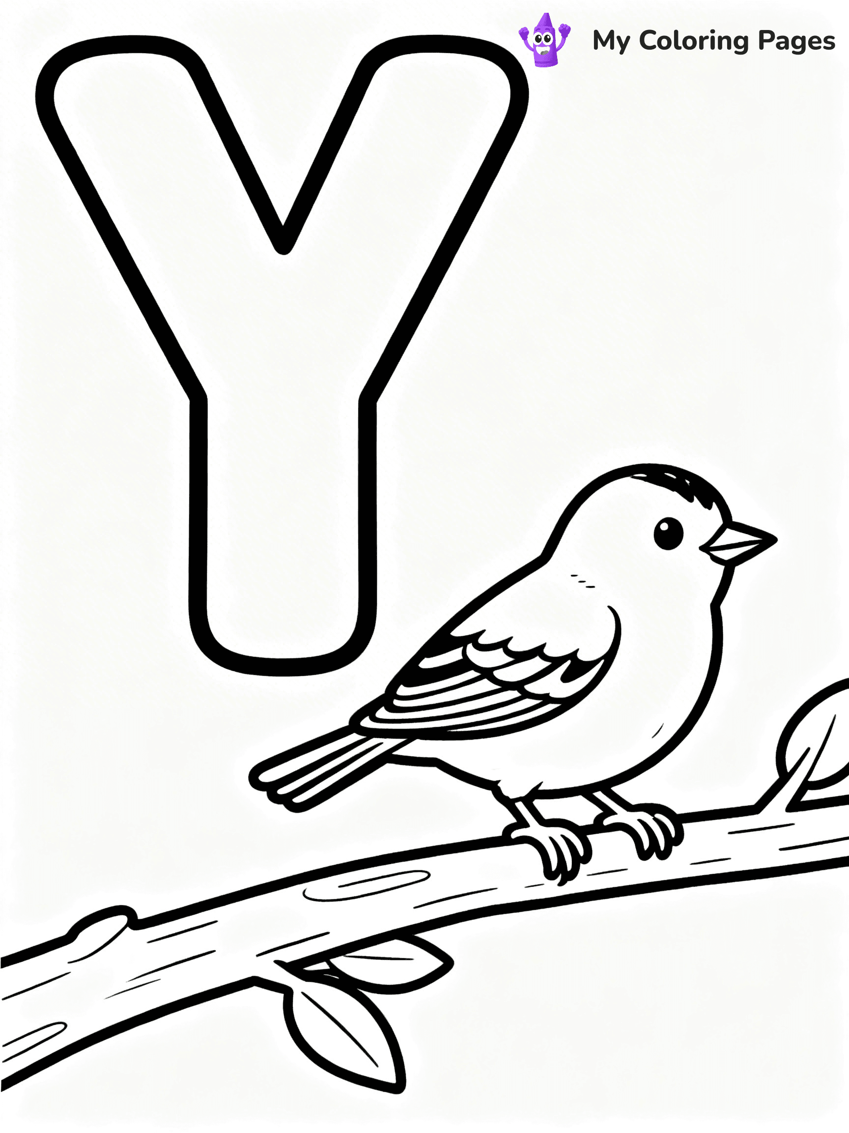 Letter Y Coloring Pages - 17