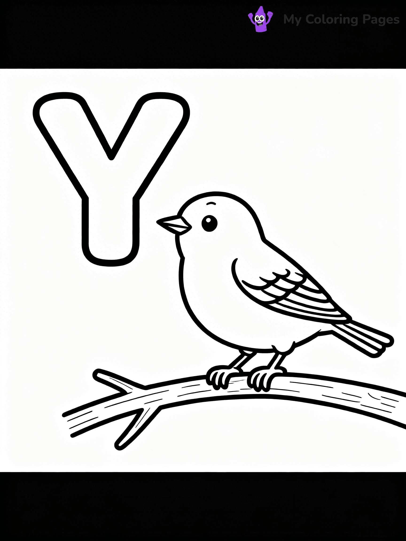 Letter Y Coloring Pages - 16