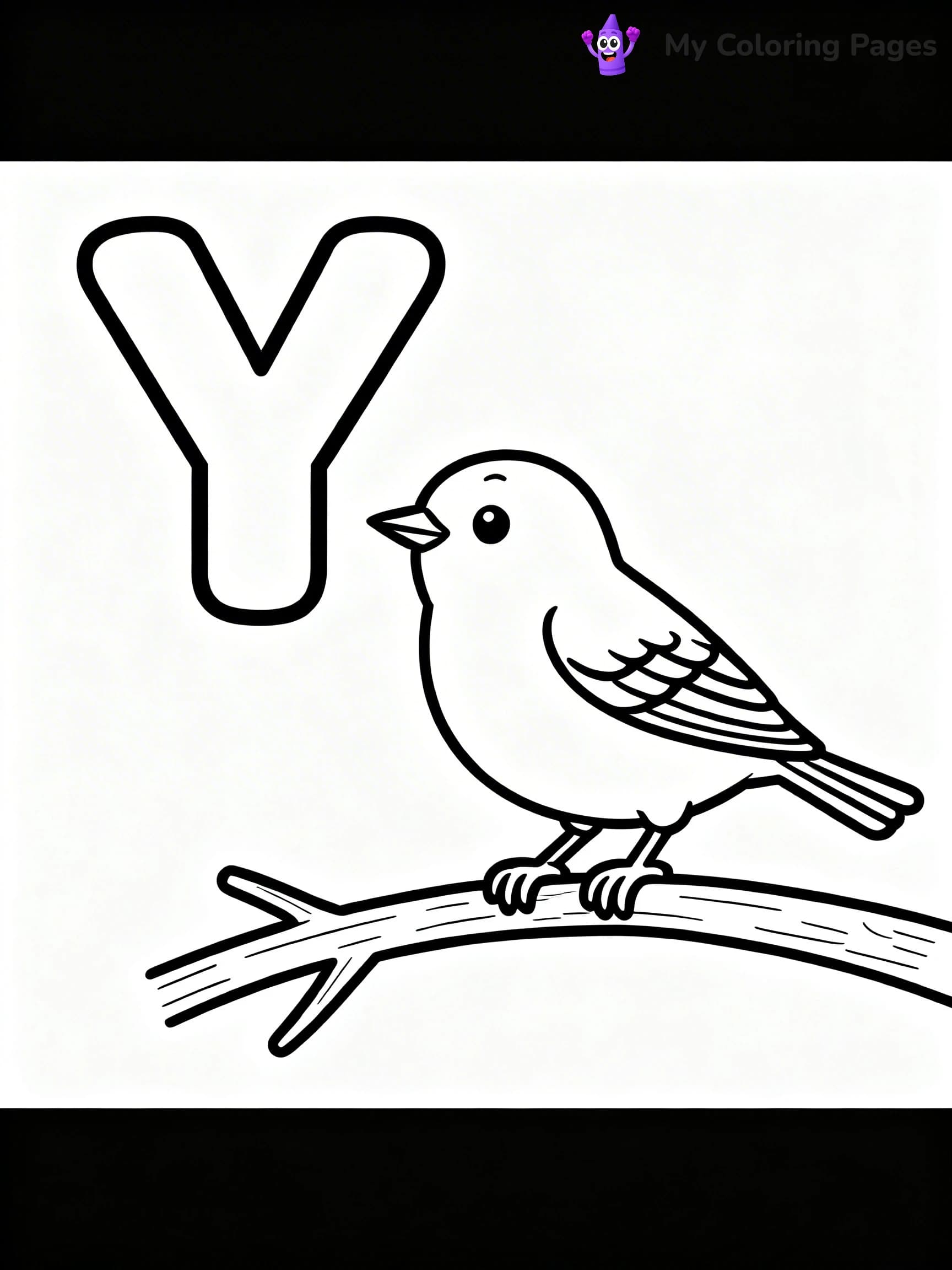 Letter Y Coloring Pages - 16