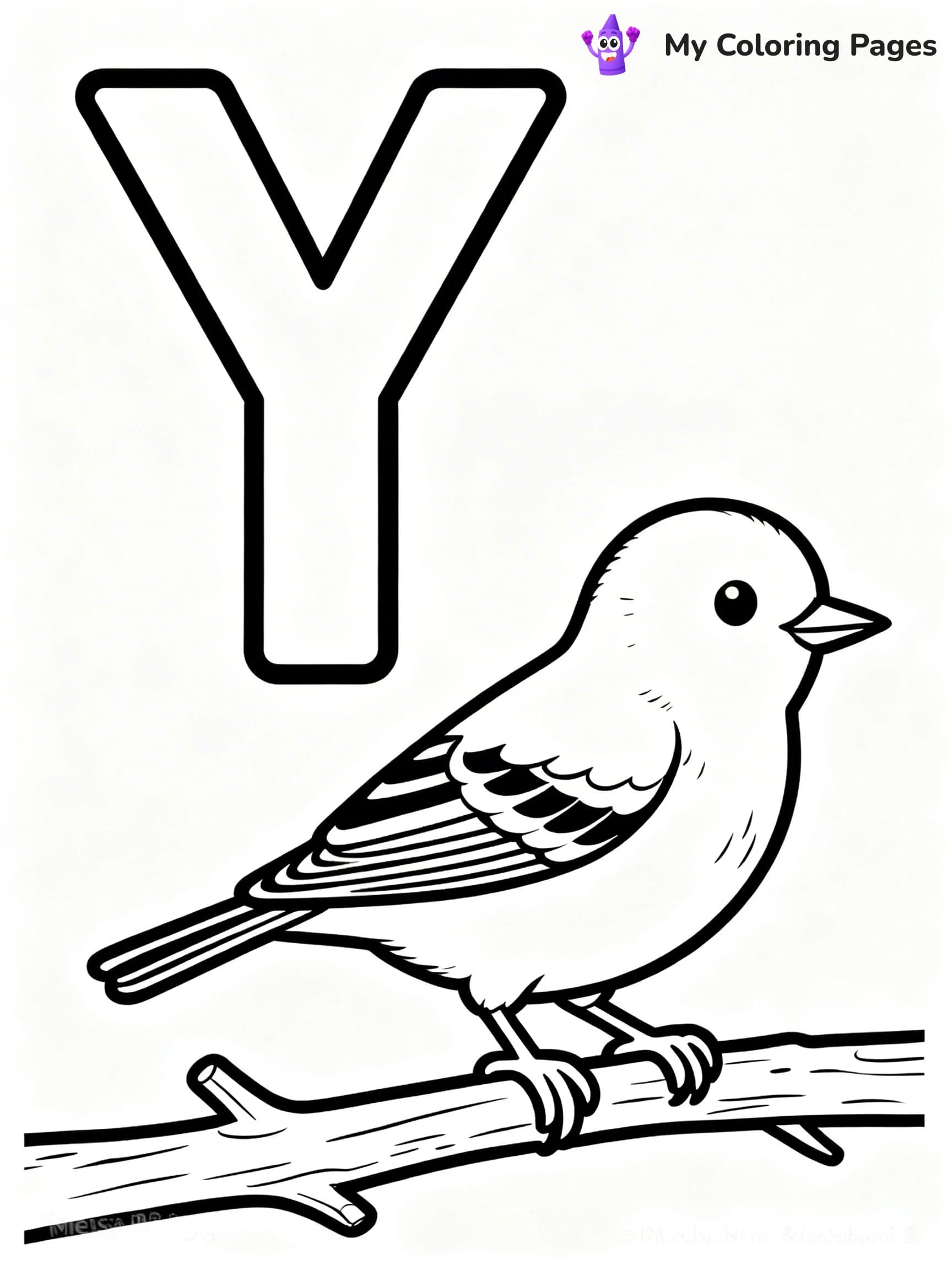 Letter Y Coloring Pages - 14