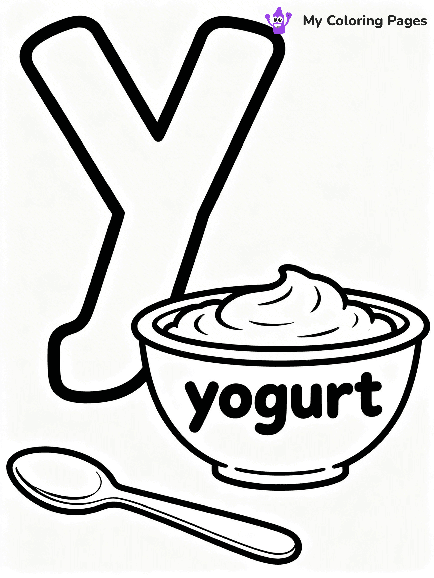 Letter Y Coloring Pages - 9