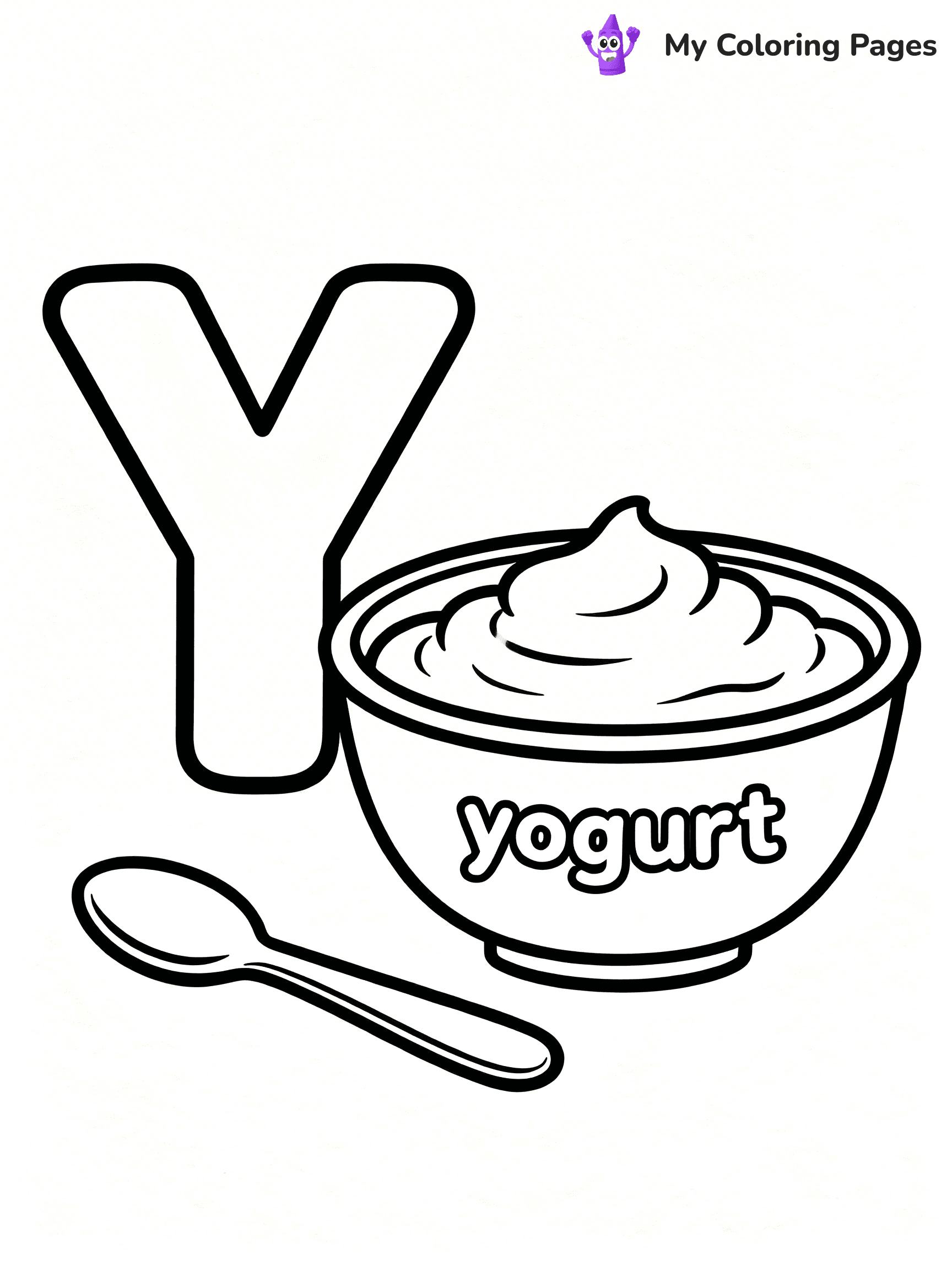 Letter Y Coloring Pages - 5
