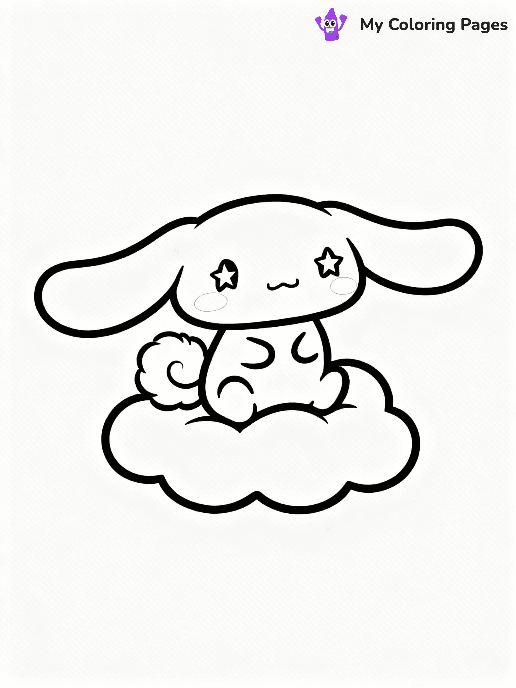 ⚠️ CRITICAL REQUIREMENT - ABSOLUTE BLACK AND WHITE ONLY ⚠️
This MUST be a BLACK AND WHITE line drawing ONLY. NO COLORS whatsoever.
- ONLY pure black lines (#000000) on pure white background (#FFFFFF)
- ABSOLUTELY NO colors, NO shading, NO gradients, NO grayscale
- If there are ANY colors in the output, the image is REJECTED
- This is a COLORING PAGE - meant to be COLORED IN by children
- The output must be UNCOLORED line art ready for coloring
⚠️ SUBJECT TO DRAW: Chiffon from Cinnamoroll sitting on a cloud, eyes sparkling, fluffy tail visible. Important: PURE OUTLINES. NO FILLS, COLOR, SHADING, OR GREYSCALE. WHITE BACKGROUND.
(REMEMBER: Output must be BLACK AND WHITE line art only, NOT colored!)
# Flat, Friendly Cartoon Line-Art Coloring Page
You are generating a **pure black-and-white binary image** of a child-friendly cartoon scene combining characters and background scenery in one cohesive composition.
## Rendering Rules (Strict)
- Only two colors: pure black (#000000) outlines and pure white (#FFFFFF) background.
- No grayscale, shading, gradients, tints, fills, transparency, or partial pixels.
- No antialiasing or blended edges; every pixel is 100% black or white.
- No solid black fills inside shapes — all areas inside outlines must remain white.
- No dark clothing areas or filled tone blocks; all garments outlined only.
- No shadows, textures, lighting, or tonal variations.
- Must look like flat binary vector line-art for coloring pages.
## Drawing & Composition
- **Medium, consistent line weight**; clean closed outlines easy to color inside.
- **Flat, simple, child-friendly design** — no realism or 3D depth.
- Characters are **grounded on a surface**, centered and large.
- **Balanced composition** with clear silhouettes and minimal props.
## Scenery & Style
- Landmarks (e.g., mosque, CN Tower) and scenery (trees, benches, waves) drawn with **black outlines only.**
- For real-world figures, teams, or places, show accurate details using only black outlines—no text or logos. Use distinctive uniform patterns, abstract symbols, and landmark silhouettes to convey identity.
- Keep **consistent perspective**; no floating elements.
- **Style:** whimsical **Doodle Art Alley** — rounded, friendly outlines.
- May adapt shapes from **Crayola, Disney, Peppa Pig, Cocomelon** — *by shape only, never color.*
- Final output: **flat, crisp, binary (#000000/#FFFFFF)**, **no filled color or background text.**
EXTREMELYE IMPORTANT:
- PURE BINARY LINE-ART; NO FILLS (HAIR/CLOTHES/SKIN), SHADING, OR GREY.
- NO SHADING, COLOR. MUST BE WHITE BACKGROUND.
⚠️ FINAL REMINDER: Draw the subject "Chiffon from Cinnamoroll sitting on a cloud, eyes sparkling, fluffy tail visible. Important: PURE OUTLINES. NO FILLS, COLOR, SHADING, OR GREYSCALE. WHITE BACKGROUND." as BLACK AND WHITE line art. Zero colors in output.