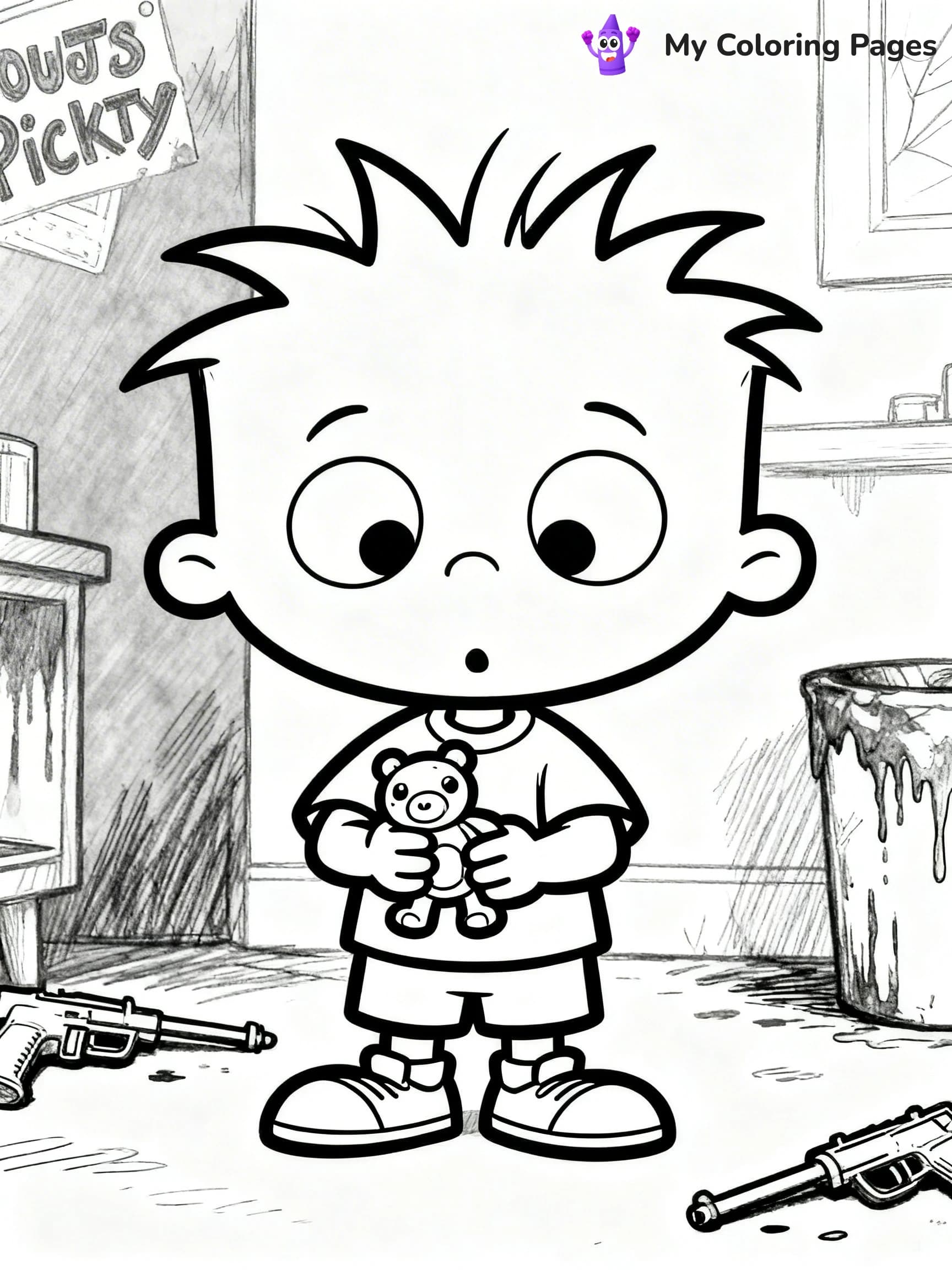 Nickelodeon Coloring Pages - 16